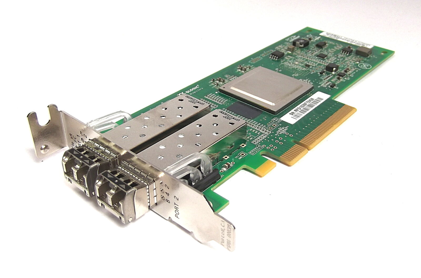 HP Qlogic QLE2562-HP FC Doppia Porta 8 Gbit Pci-E x8 Rete Adattatore // AJ764-63002 / 489191-001 (Used) // สินค้ารับประกัน โดย บริษัท อะไหล่เซิร์ฟเวอร์ จำกัด