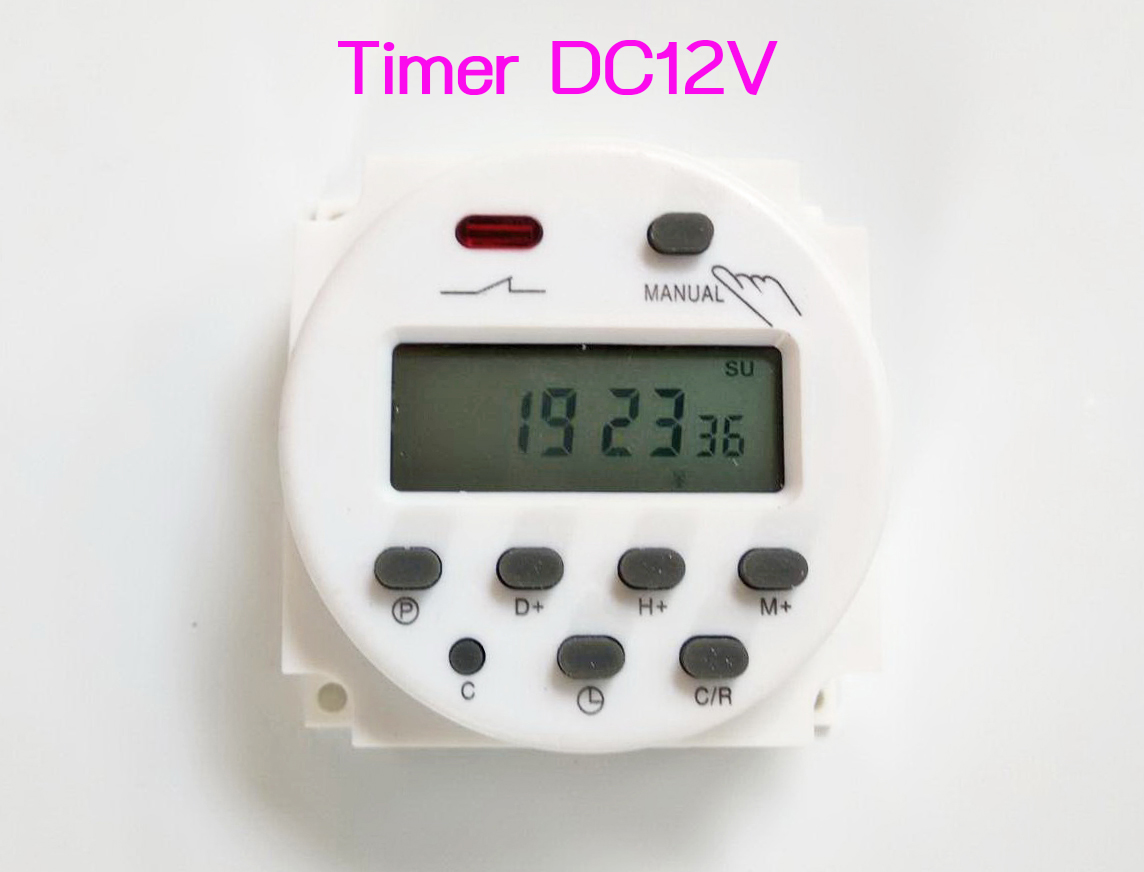 เครื่องตั้งเวลา Digital Timer DC12V