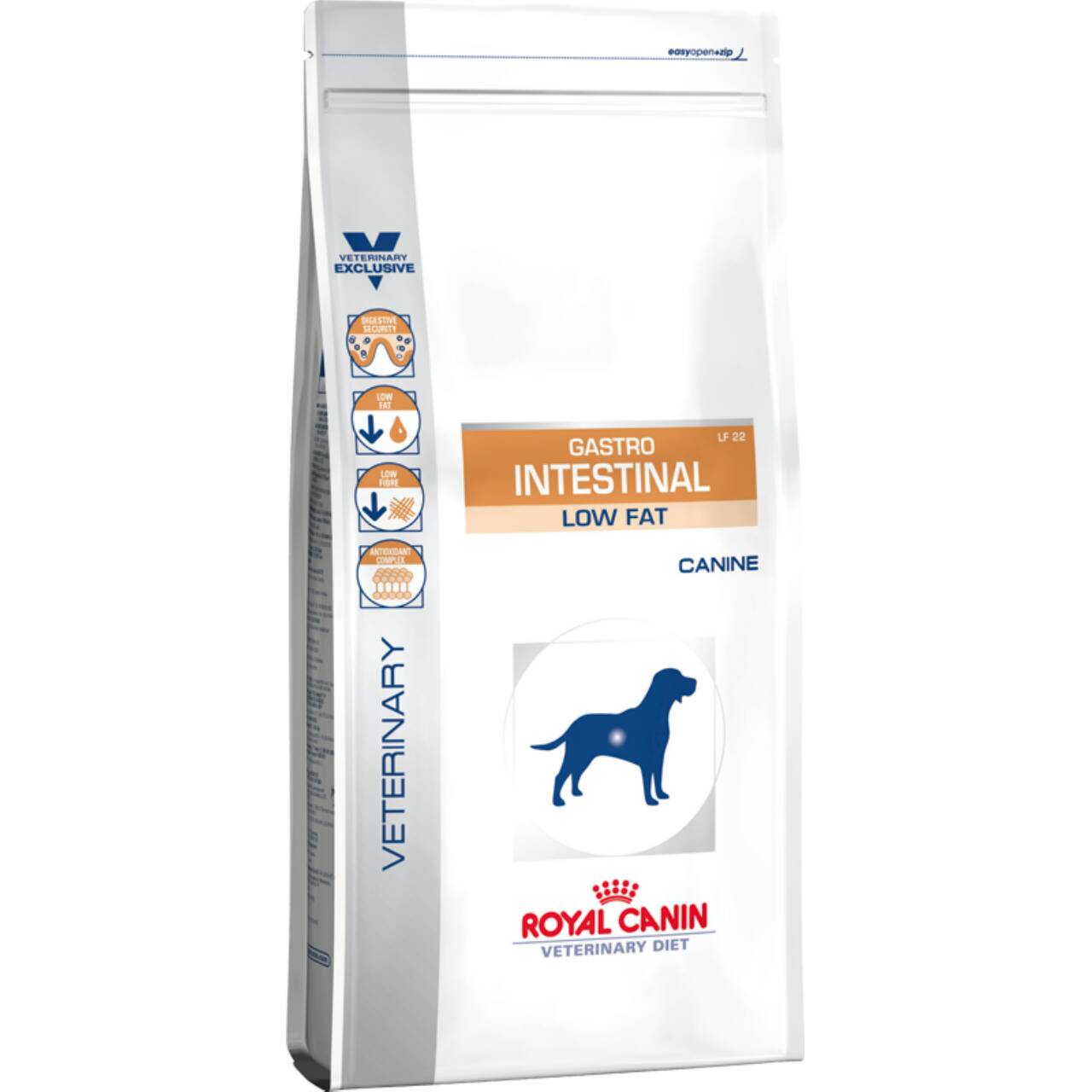 Royal canin Veterinary Gastro Intestinal low fat อาหารเม็ดสำหรับสุนัขตับอ่อนอักเสบ ไขมันในเลือดสูง ขนาด 1.5 กก