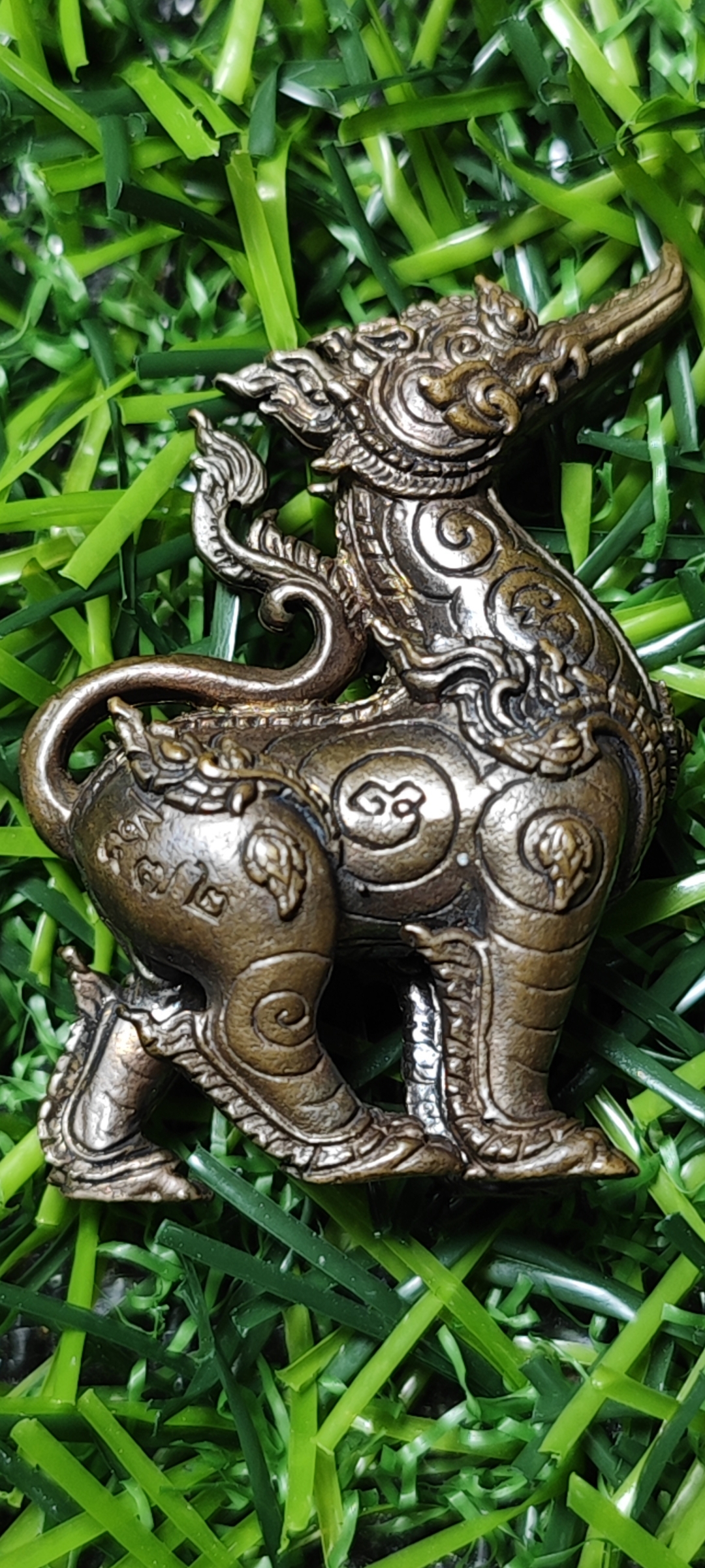 รูปหล่อ เหมราช รุ่นแรก รุ่นไพรีพินาศ หลวงพ่อฟู วัดบางสมัคร จ.ฉะเชิงเทรา