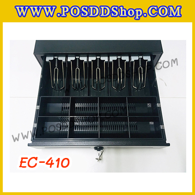 ลิ้นชักเก็บเงิน ลิ้นชักเก็บเงินสด 5ช่องธนบัตร 8ช่องเหรียญ ลิ้นชักเก็บเงิน ยี่ห้อ Codesoft รุ่น EC-410 (5 ช่องแบงค์ 8 ช่องเหรียญ)