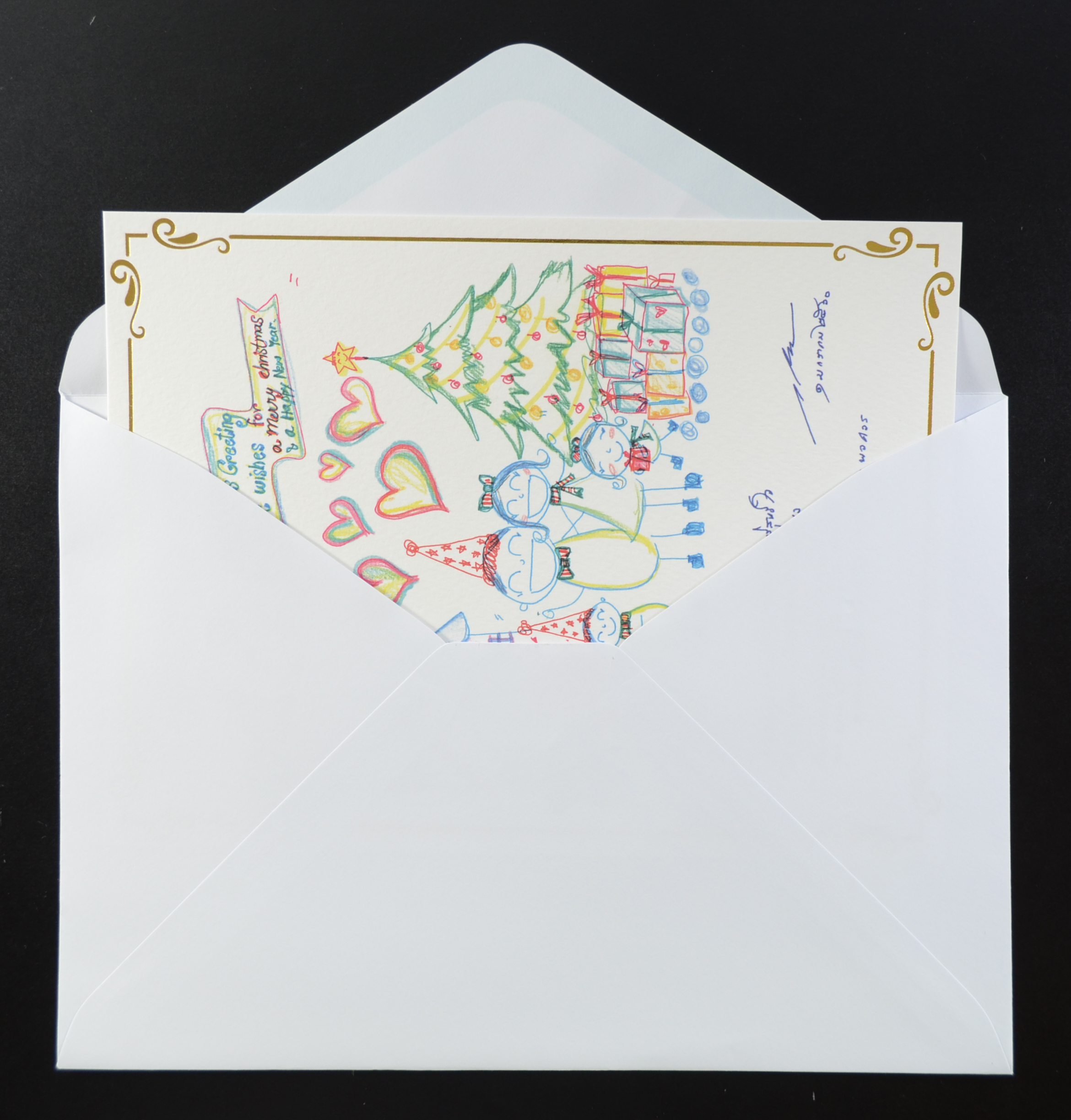 ส.ค.ส ภาพวาดฝีพระหัตถ์สมเด็จพระเจ้าอยู่หัวมหาวชิราลงกรณ บดินทรเทพยวรางกูร แบบ 3