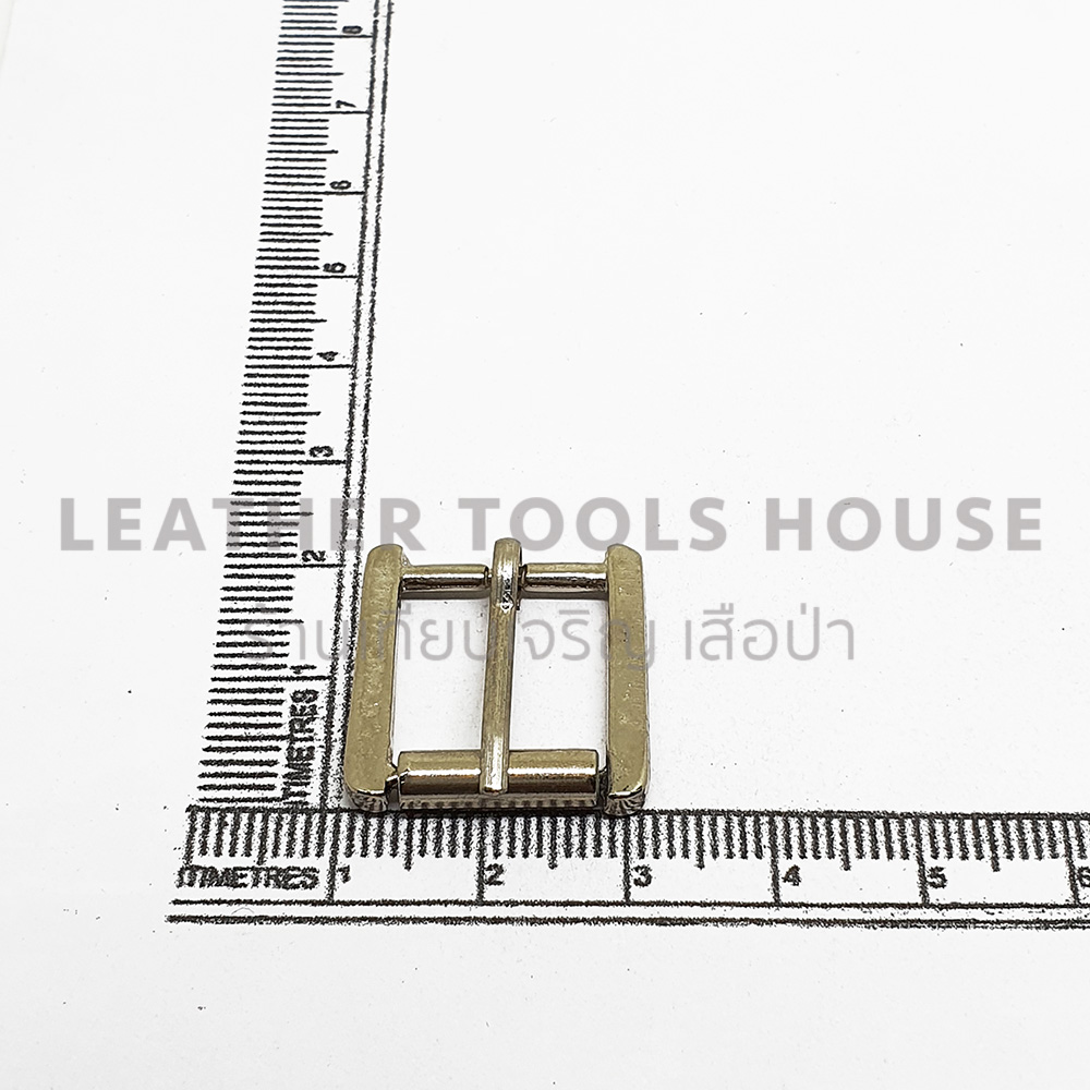 หัวเข็มขัดB0053 เนื้อซิงค์ สีเงิน ขนาด 1.5ซม. 10ตัว