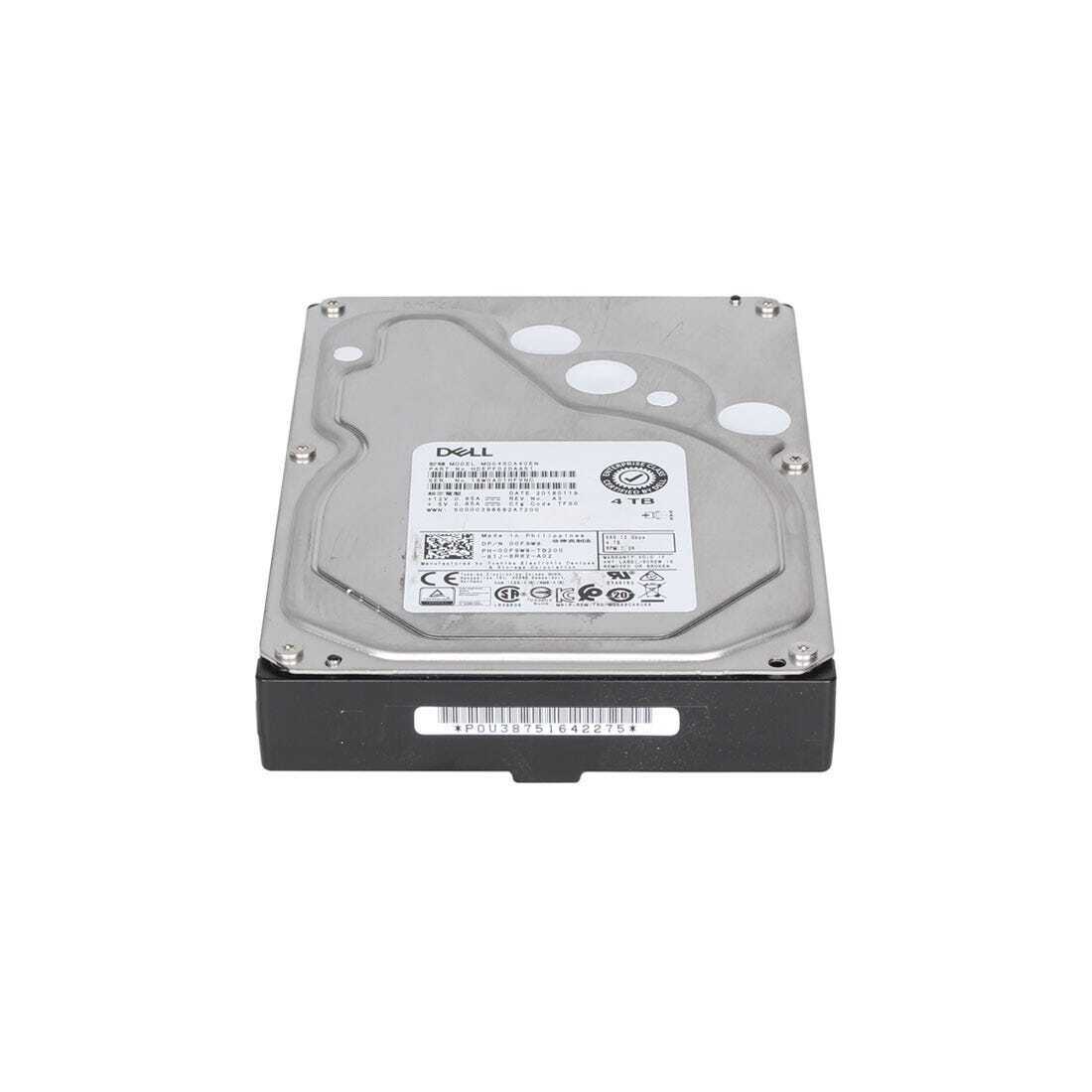 Dell 4TB 7.2K SAS 12Gbps 3.5" Hard Drive 00F9W8 0F9W8 MG04SCA40EN (Used) // สินค้ารับประกัน โดย บริษัท อะไหล่เซิร์ฟเวอร์ จำกัด