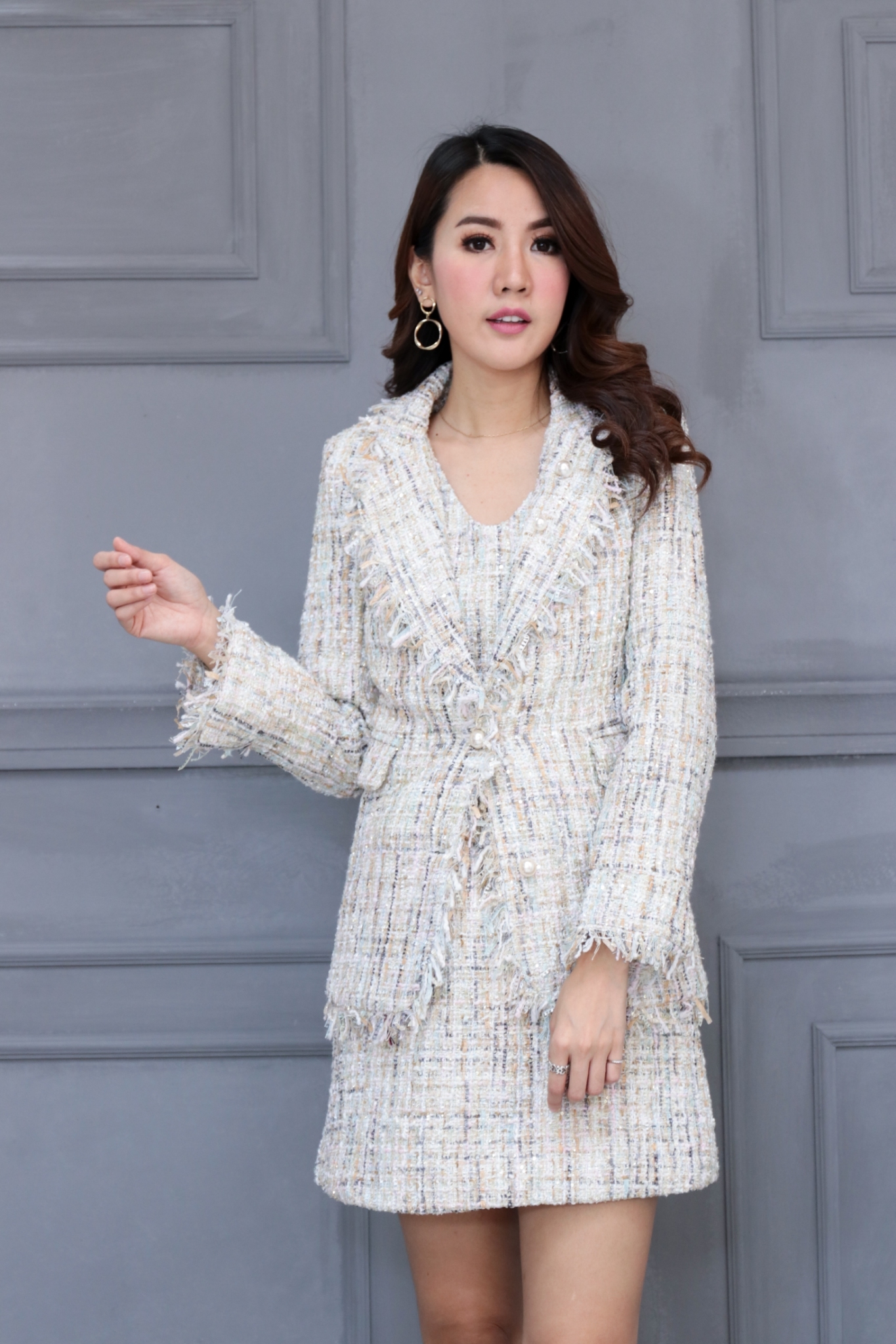 เสื้อสูทผู้หญิงทวิต #1810