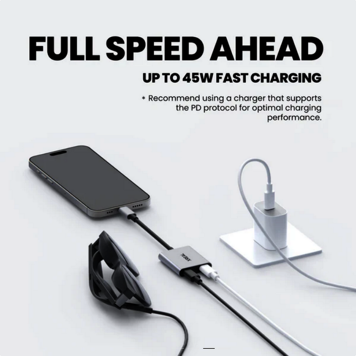 XREAL HUB – เชื่อมต่อแว่น AR เข้ามือถือ/แท็บเล็ต/คอม เล่นเกม ดูหนัง จอใหญ่สะใจ!