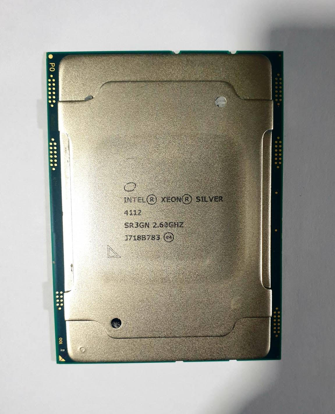 INTEL XEON SILVER 4112 4-CORE 2.6GHZ SR3GN LGA3647 PROCESSOR CPU สินค้ารับประกัน โดย บริษัท อะไหล่เซิร์ฟเวอร์ จำกัด.
