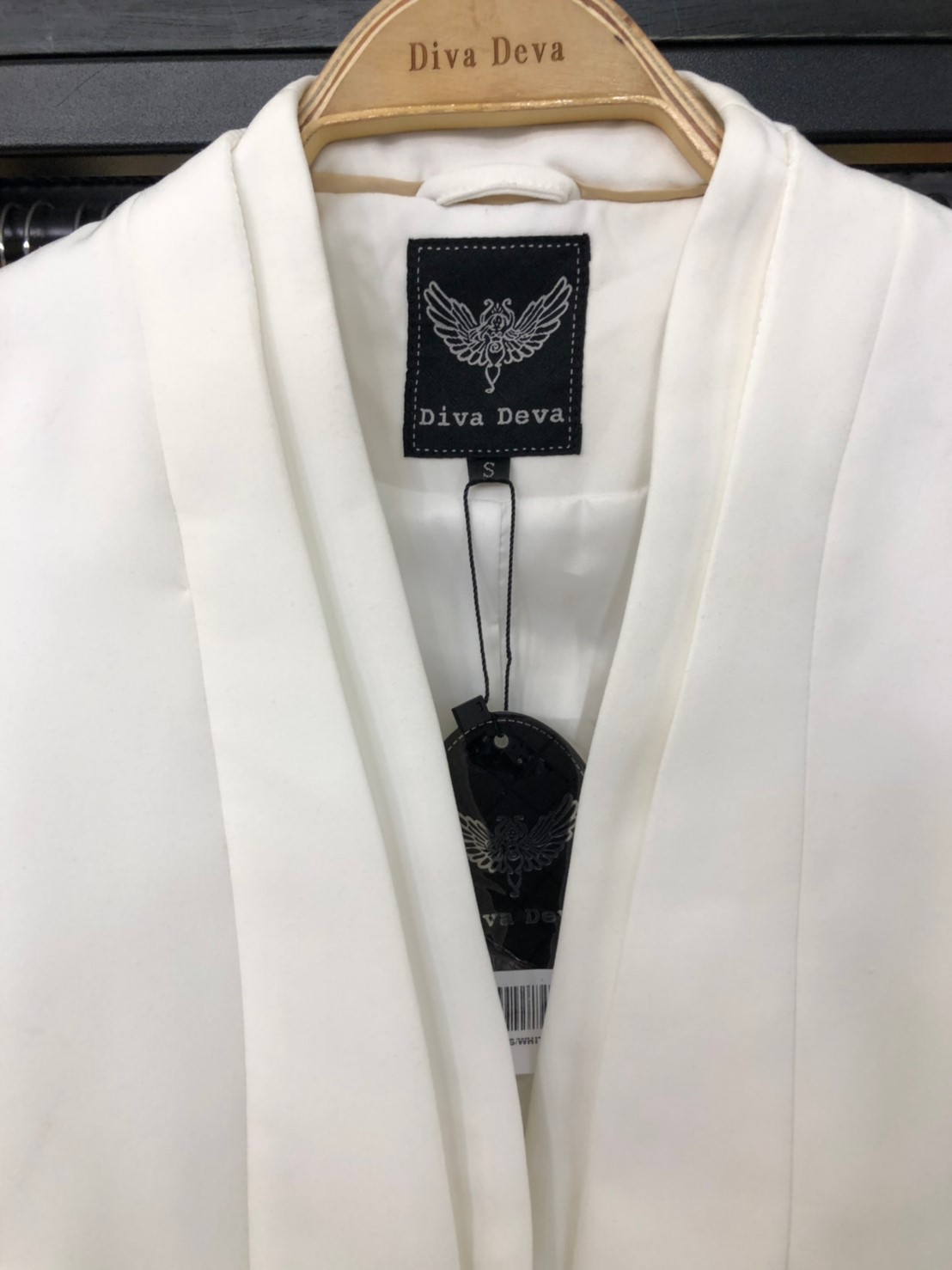 เสื้อสูทผู้หญิง ไม่มีปกตัวสั้นElegance #5141