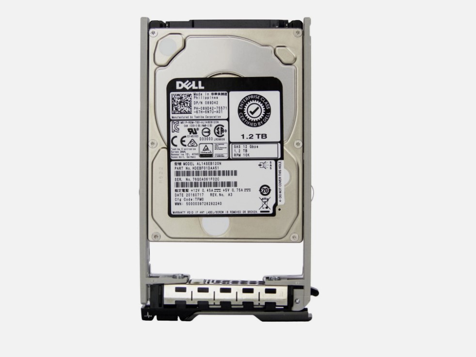 Dell 1.2TB 10K 12G SAS 2.5" HDD Hard Drive // 089D42 / AL14SEB120N (Used) // สินค้ารับประกัน โดย บริษัท อะไหล่เซิร์ฟเวอร์ จำกัด