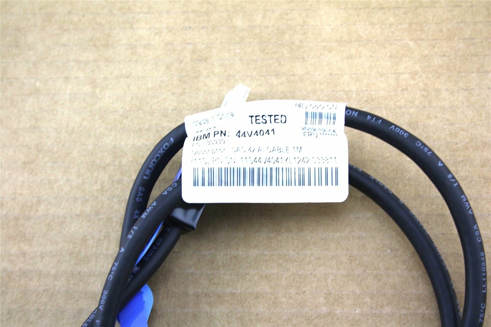 IBM External SAS 4x 1M AI-Cable / 44V4041 (Used) // สินค้ารับประกัน โดย บริษัท อะไหล่เซิร์ฟเวอร์ จำกัด