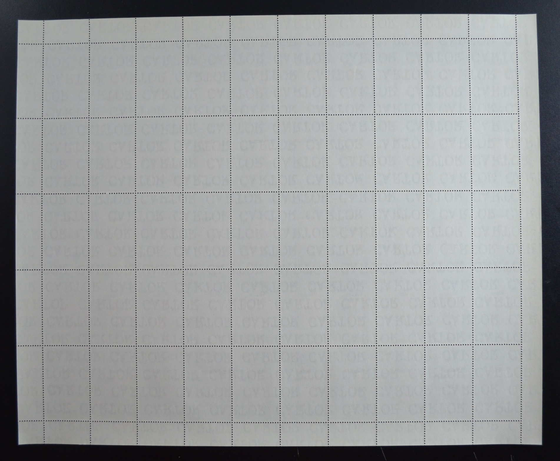 แสตมป์สัปดาห์สากลแห่งการเขียนจดหมาย 2529 (เต็มแผ่น)