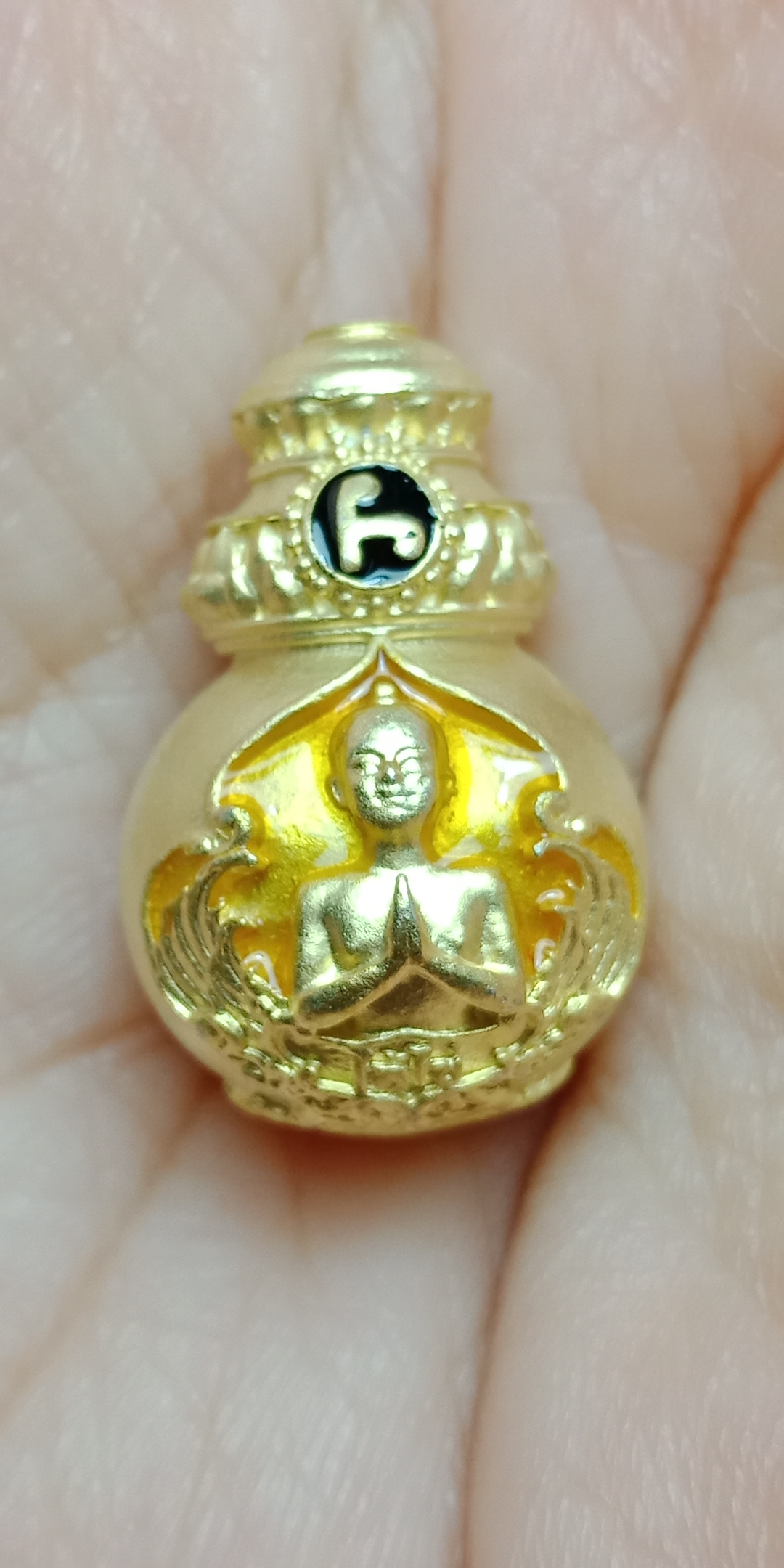 น้ำเต้าไอ้ไข่ รุ่นโคตรเศรษฐี เสนาสนะวัตรธรรมธัช ๒๕๖๓ หมายเลข ๓