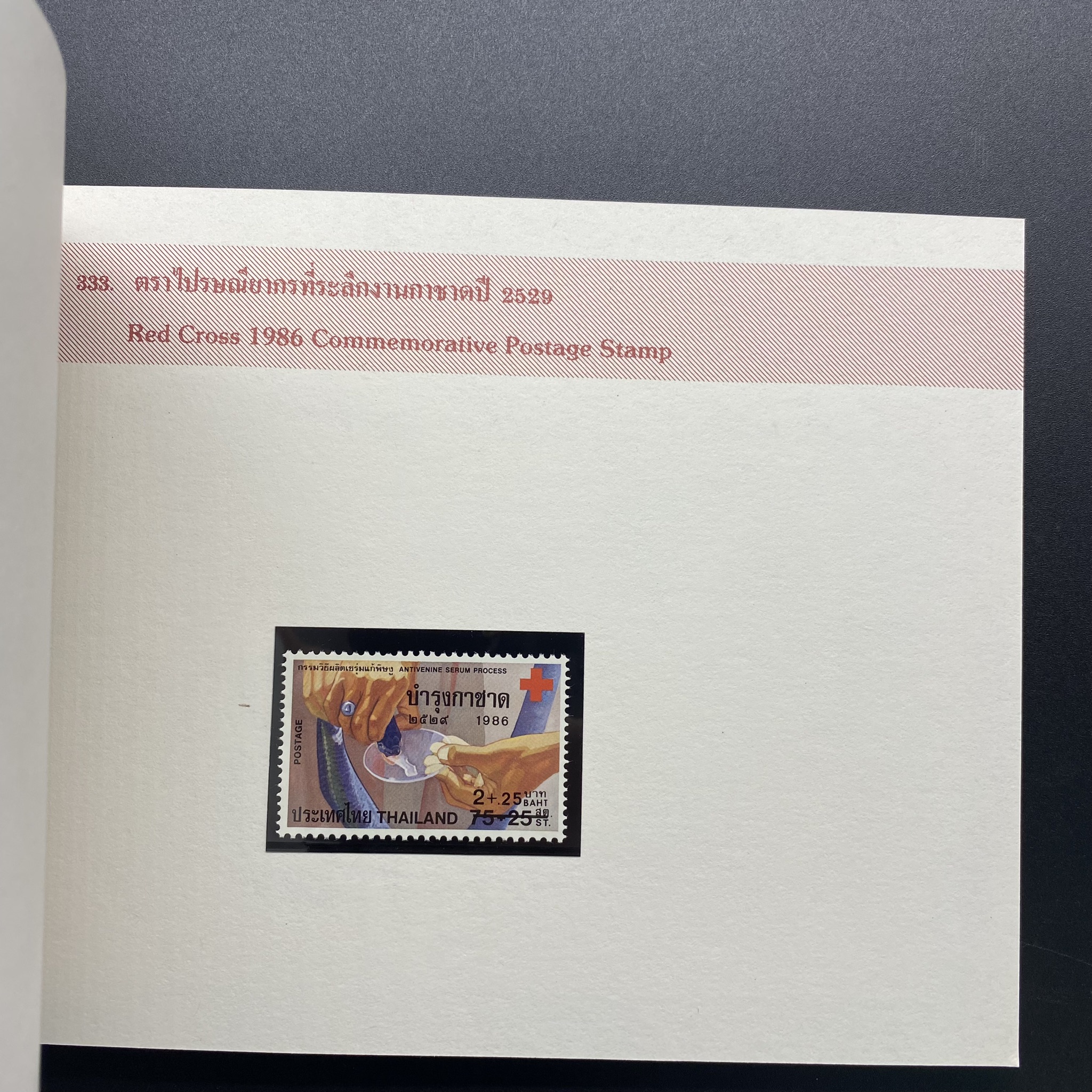 สมุดตราไปรษณียากรประจำปี 2529