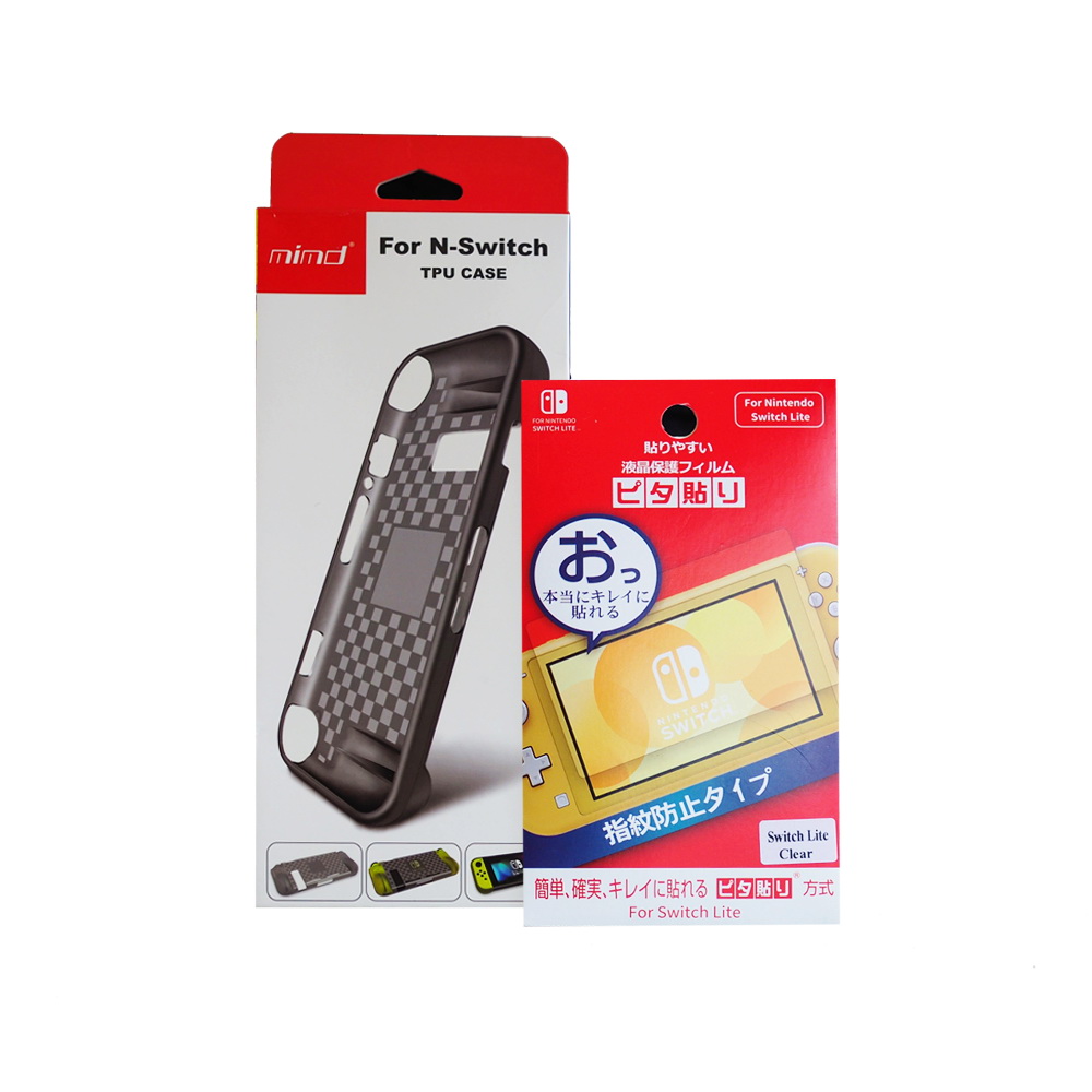 Nintendo Switch Lite TPU Card Grip + Screen Protector