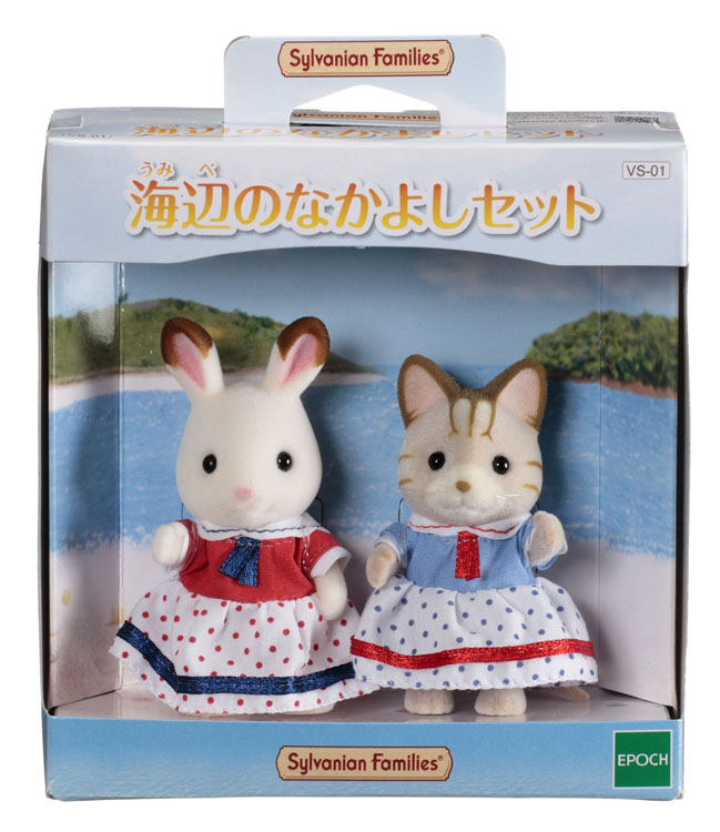 ตุ๊กตาซิลวาเนียน ชุดเที่ยวชายหาด Sylvanian Families Seaside Friends