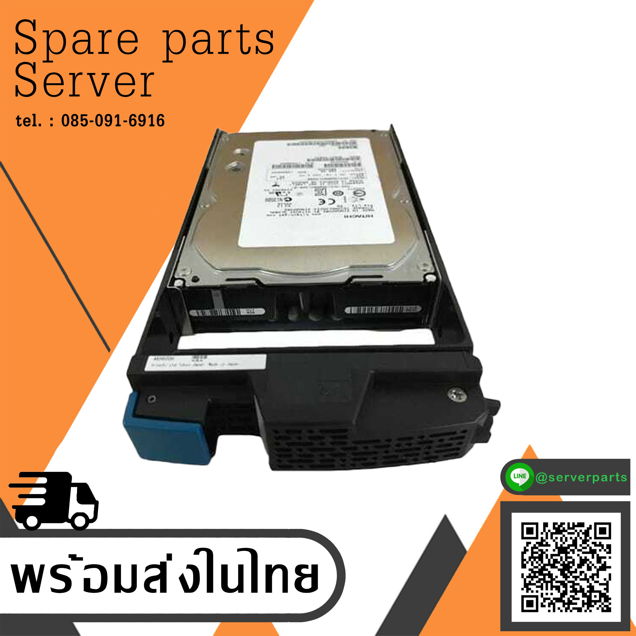 Hitachi HDD 600GB SAS 15000RPM For AMS2500 AMS2300 AMS2100 Hard Drive 3.5" // AKH600 / 3276138-D / 0B24532 / HUS156060VLS600 (Used) // สินค้ารับประกัน โดย บริษัท อะไหล่เซิร์ฟเวอร์ จำกัด