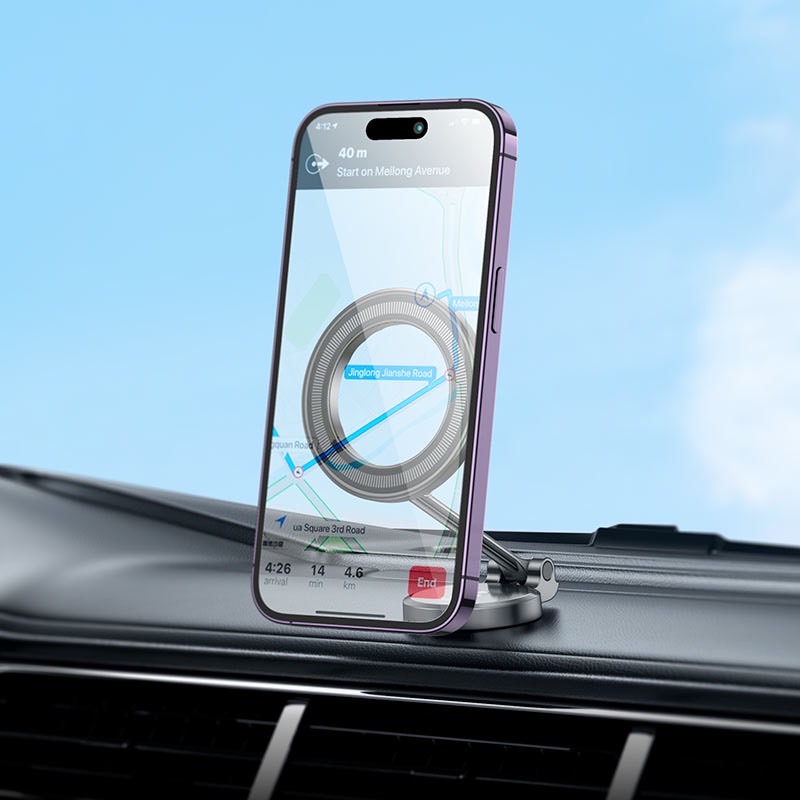 H51 ADVANTAGE METAL RING MAGNETIC CAR HOLDER (CENTER CONSOLE)