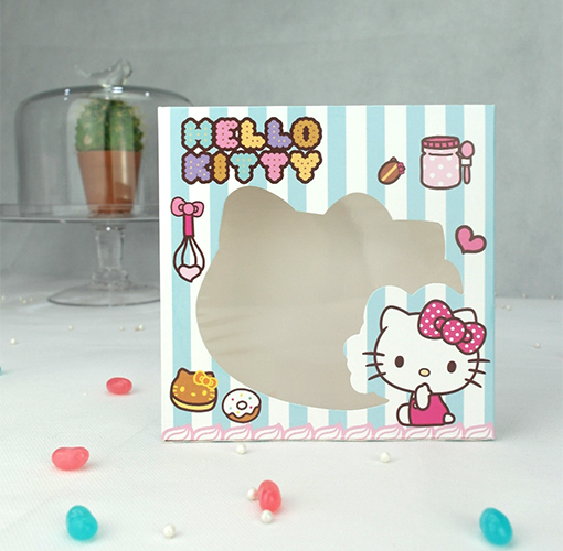 กล่องชิฟฟ่อน ฮัลโหล คิตตี้ 002 (สีฟ้า)