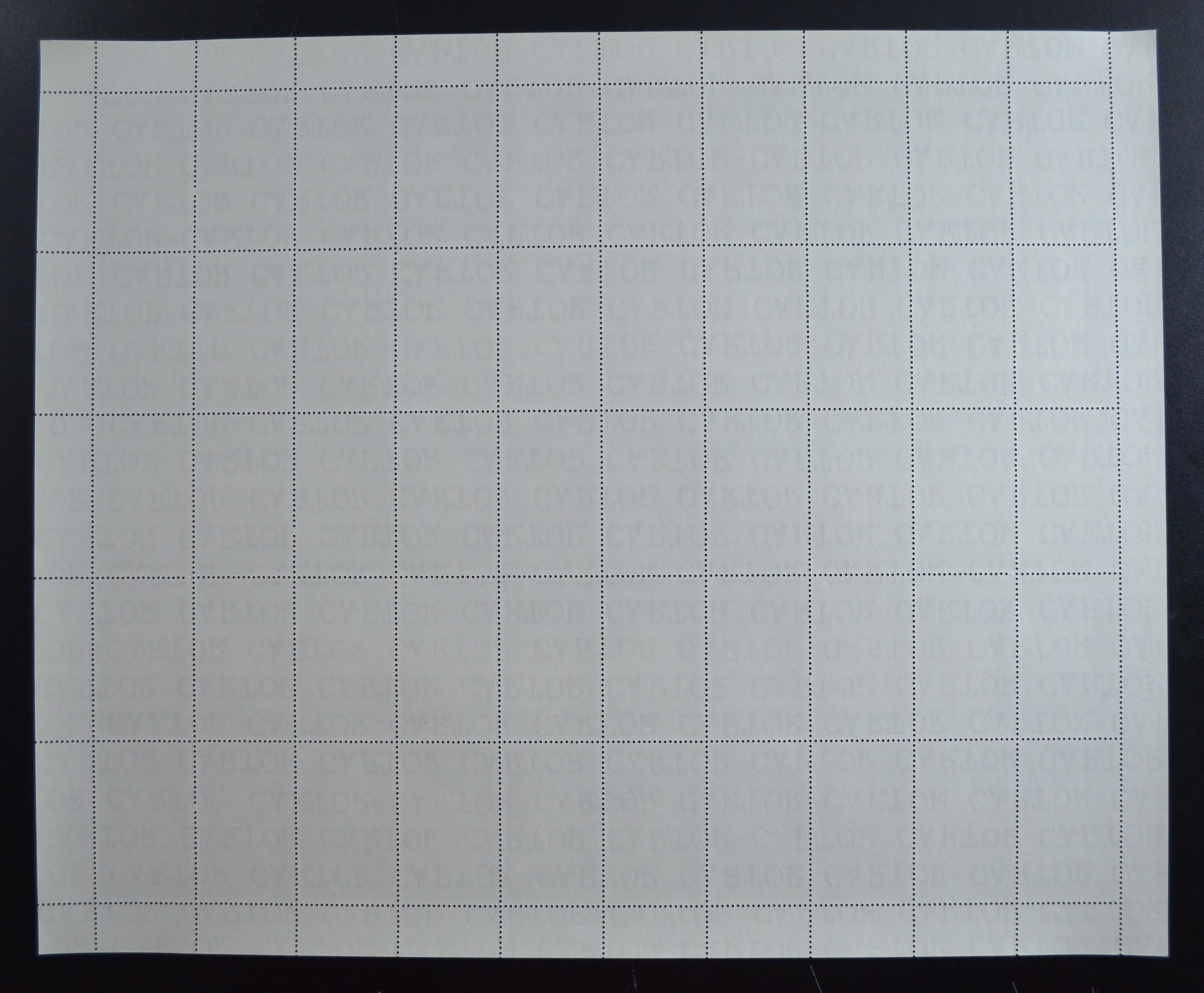 แสตมป์สัปดาห์สากลแห่งการเขียนจดหมาย 2529 (เต็มแผ่น)