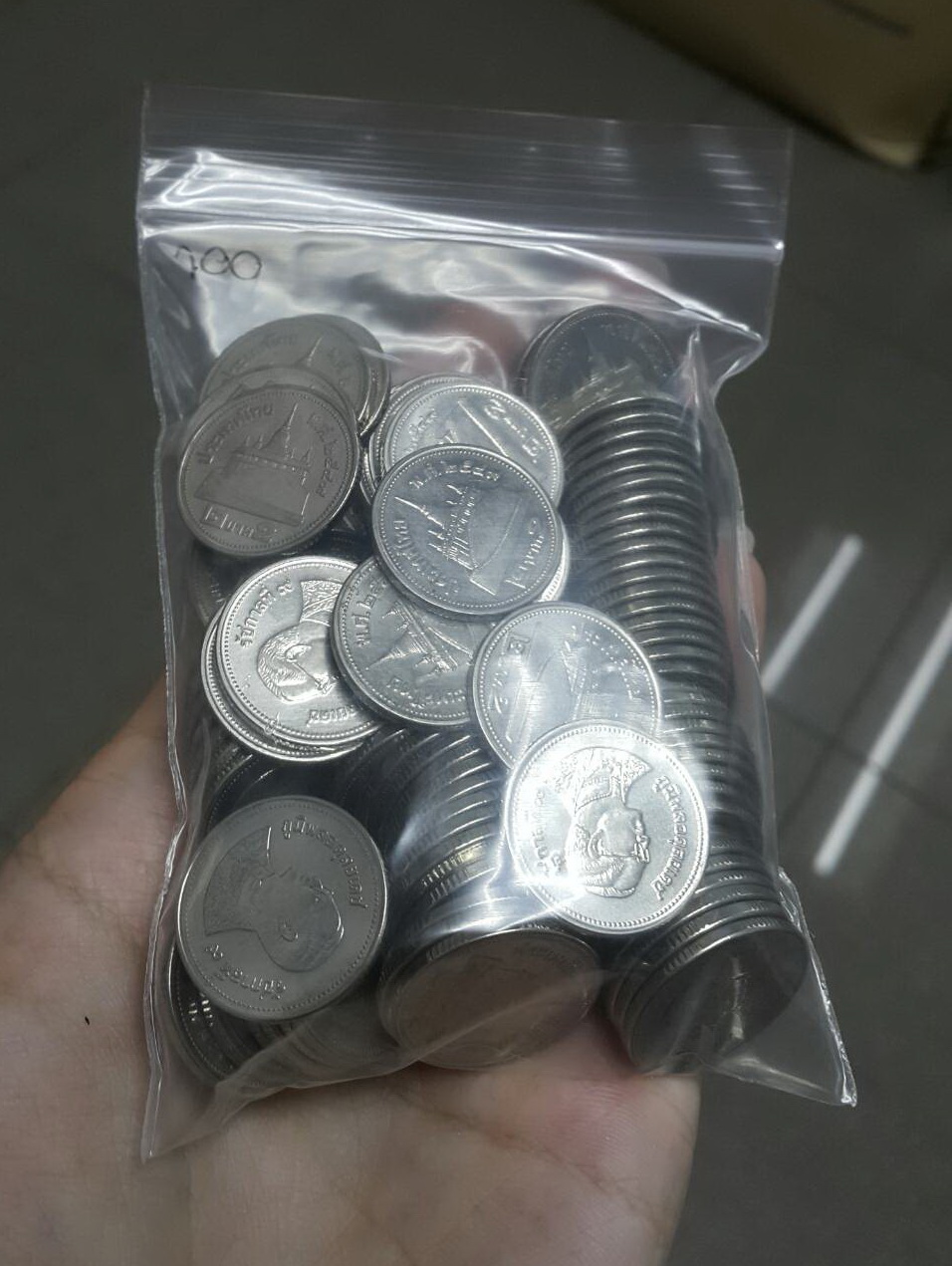 เหรียญ 2 บาท พ.ศ.2549 ผ่านใช้ 100เหรียญ สภาพสวย