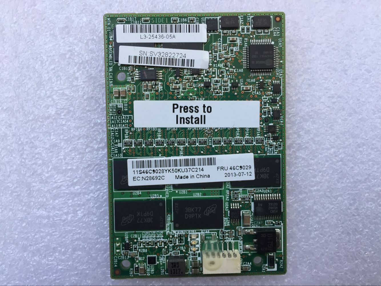IBM ServeRAID M5100 Series 1GB Flash Upgrade Grade A // 46C9029 (Used) // สินค้ารับประกัน โดย บริษัท อะไหล่เซิร์ฟเวอร์ จำกัด