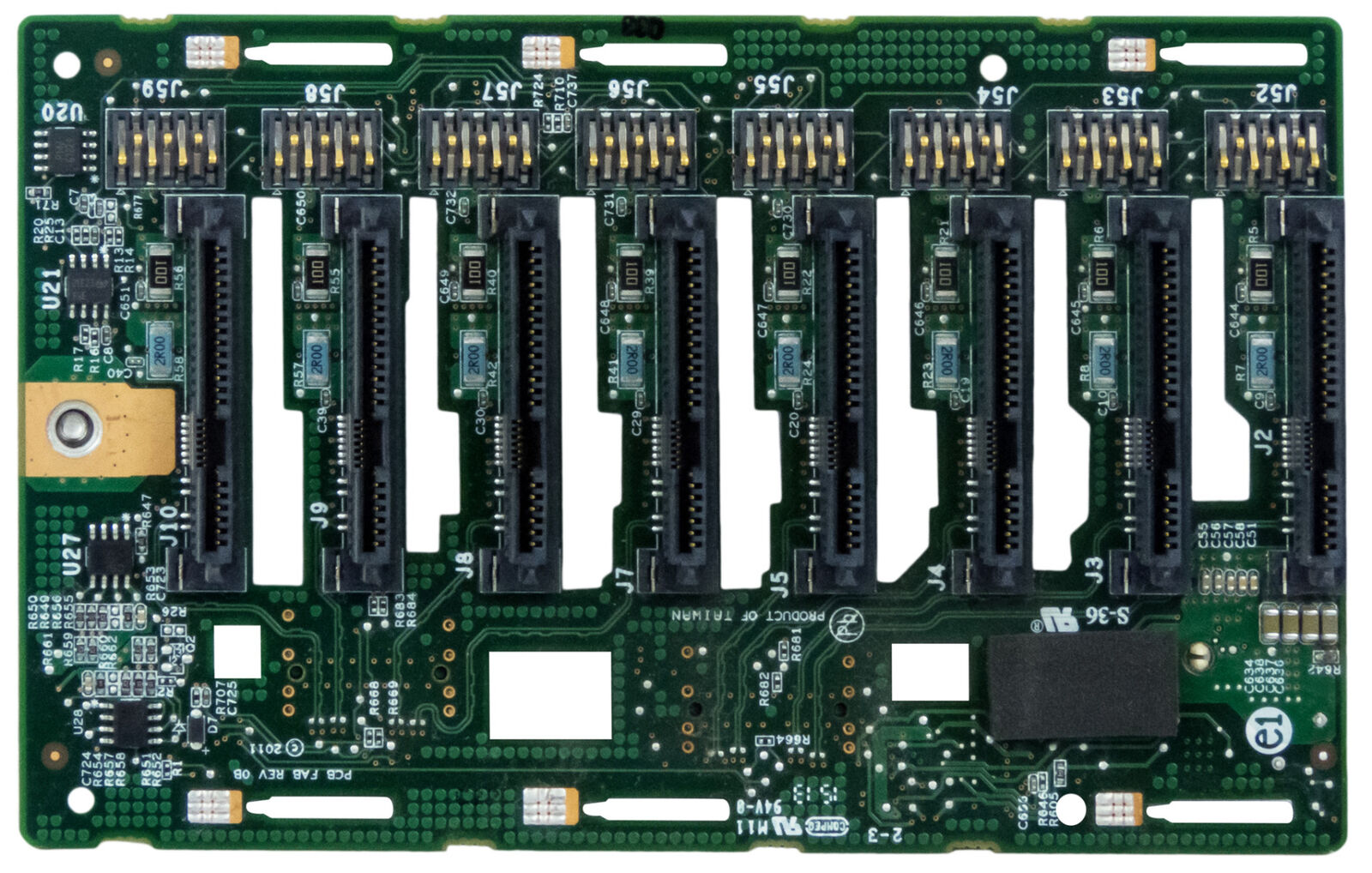 HP BACKPLANE HDD 8x SAS PROLIANT ML350P G8 // 638928-001 (Used) // สินค้ารับประกัน โดย บริษัท อะไหล่เซิร์ฟเวอร์ จำกัด