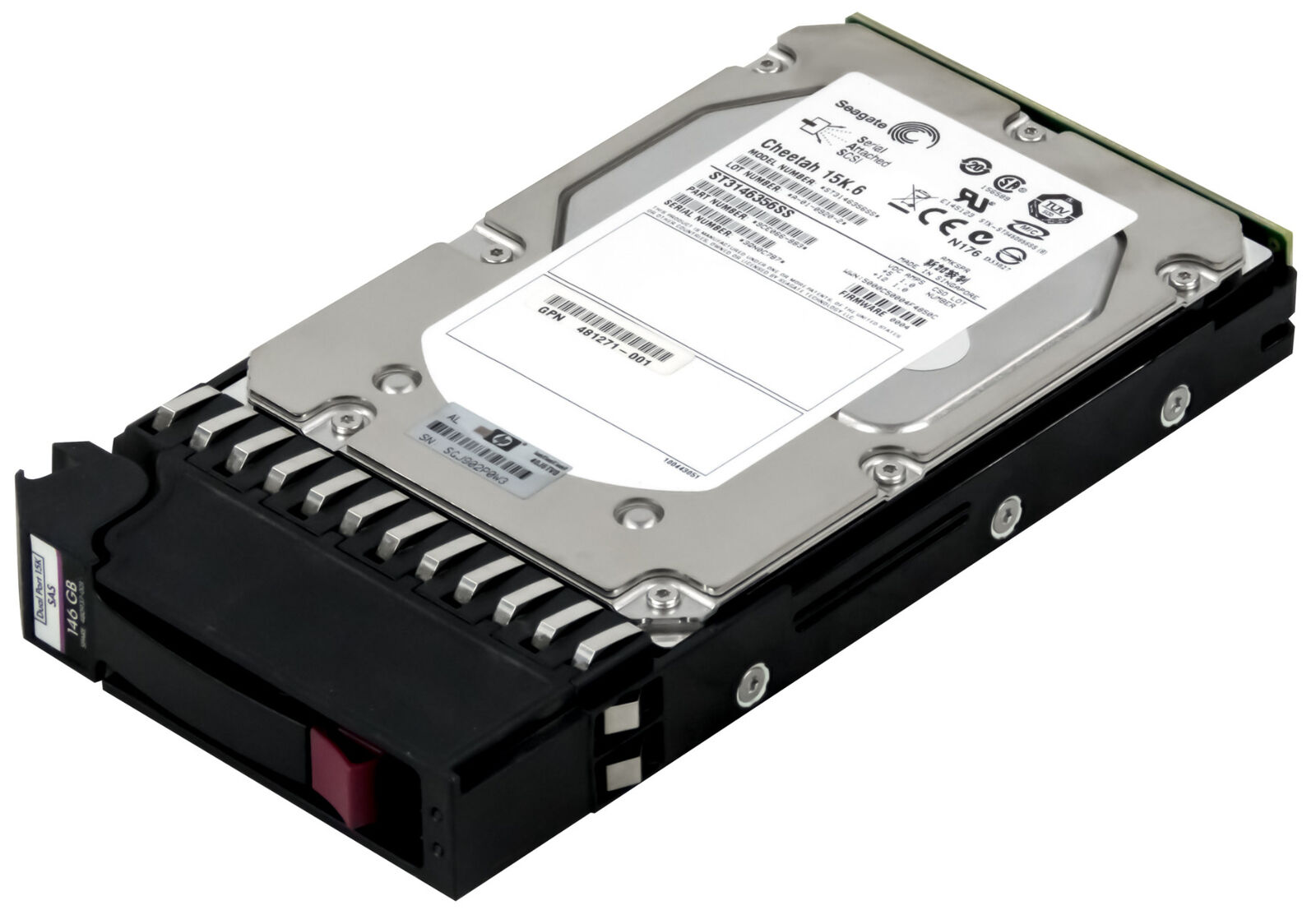HP 480937-001 AJ735A 146GB 15K 3.5" MSA2 SAS HARD DRIVE 481271-001 ST3146855SS สินค้ารับประกัน โดย บริษัท อะไหล่เซิร์ฟเวอร์ จำกัด