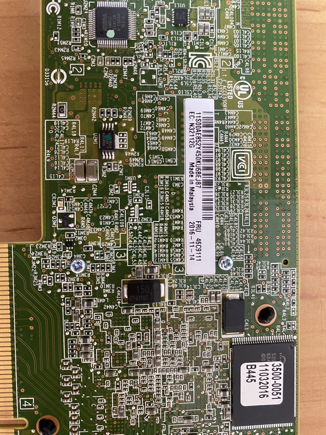 IBM Lenovo 46C9111 M5210 ServeRAID Adapter 1GB Cache 44W3392 (Used) // สินค้ารับประกัน โดย บริษัท อะไหล่เซิร์ฟเวอร์ จำกัด