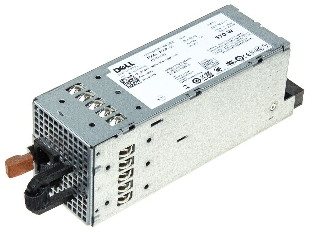 Dell PowerEdge R710 T610 570W Power Supply / 0T327N / T327N (Used) // สินค้ารับประกัน โดย บริษัท อะไหล่เซิร์ฟเวอร์ จำกัด