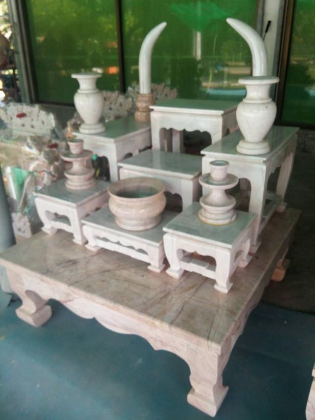 โต๊ะหมู่บูชาหินอ่อนหมู่7