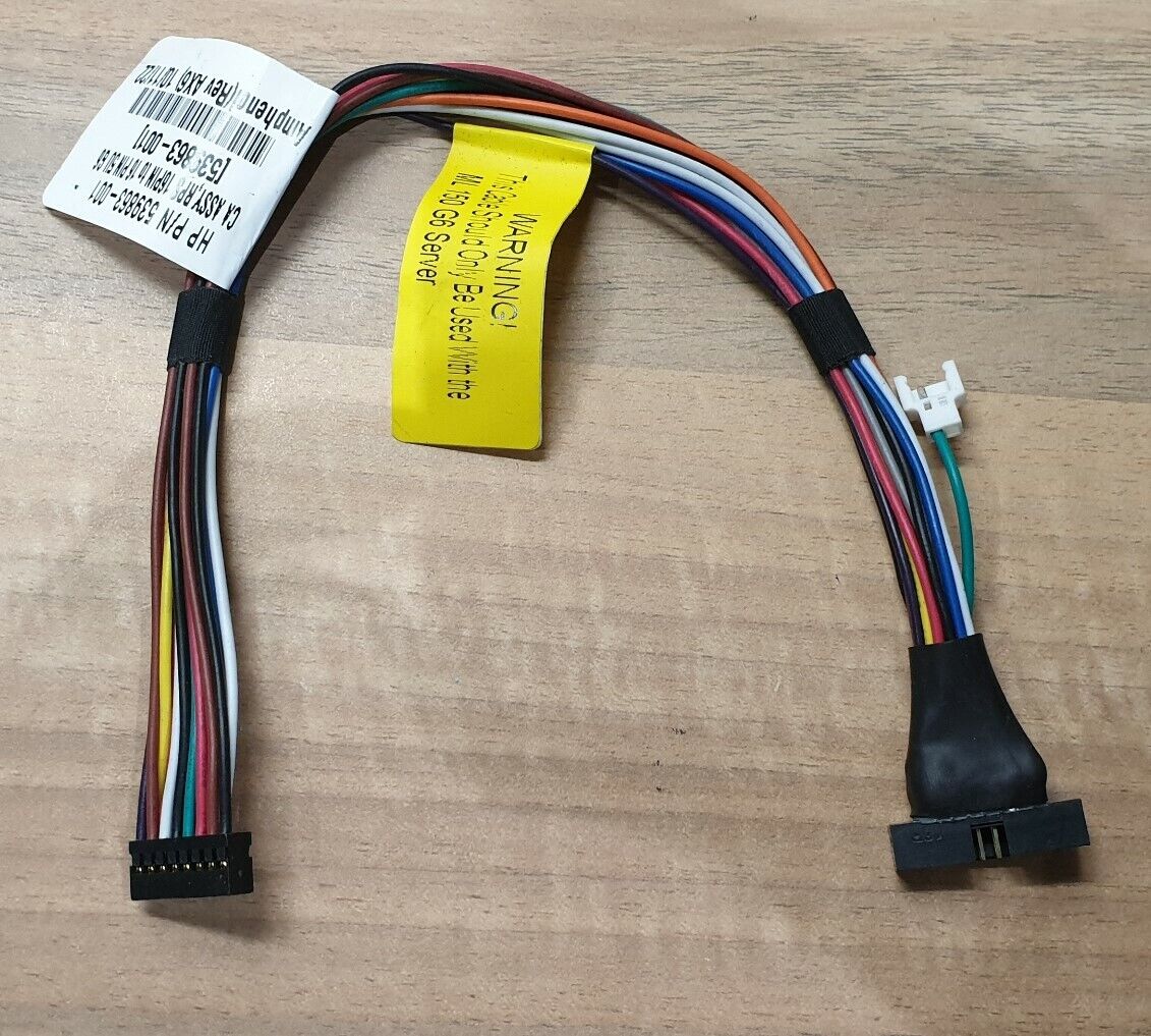 HP 16-Pin Cable Assembly Proliant ML150 G6 serveur // 539863-001 (Used) // สินค้ารับประกัน โดย บริษัท อะไหล่เซิร์ฟเวอร์ จำกัด