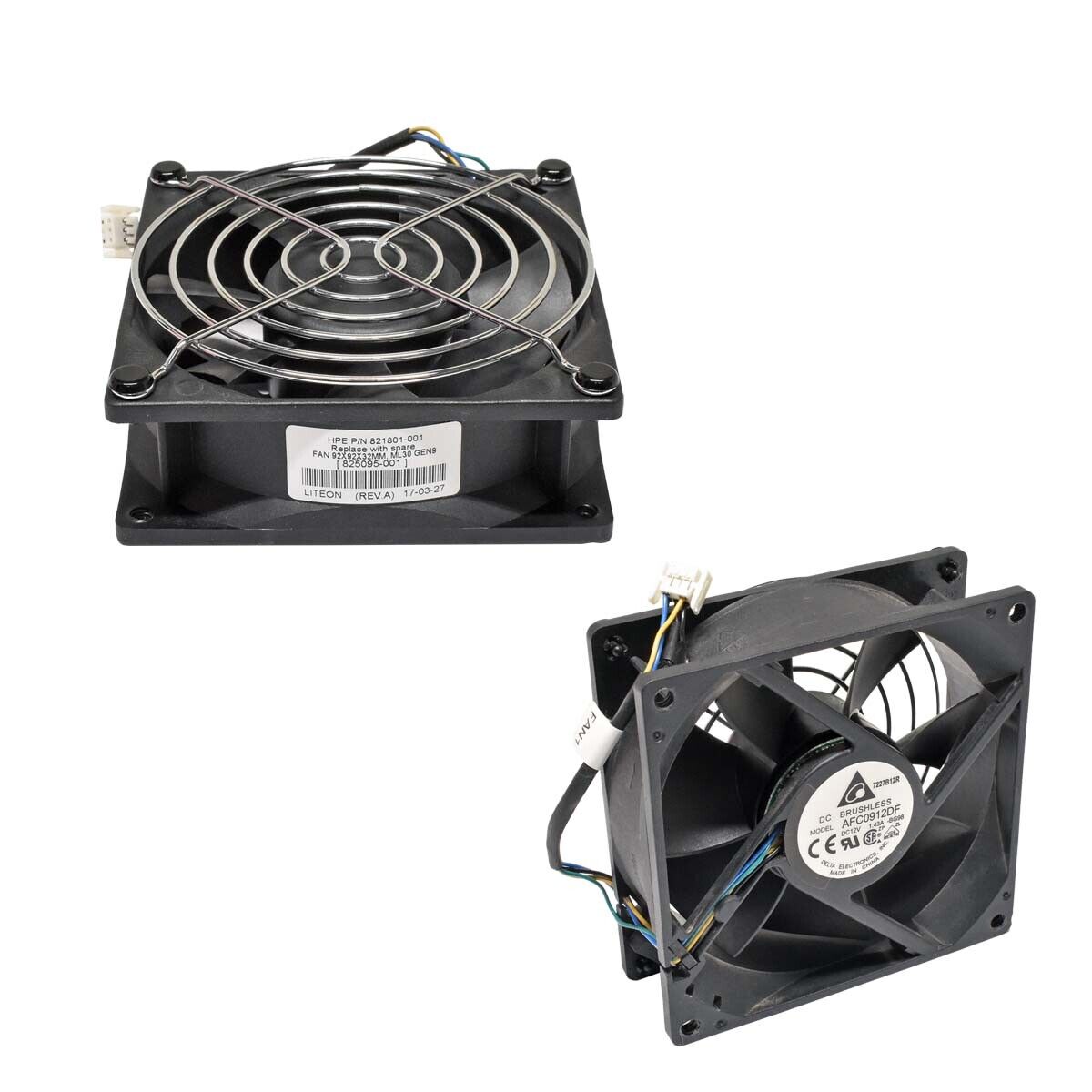 HP ProLiant ML30 Gen9 Fan Fan AFC0912DF // 821801-001 / 825095-001 (Used) // สินค้ารับประกัน โดย บริษัท อะไหล่เซิร์ฟเวอร์ จำกัด