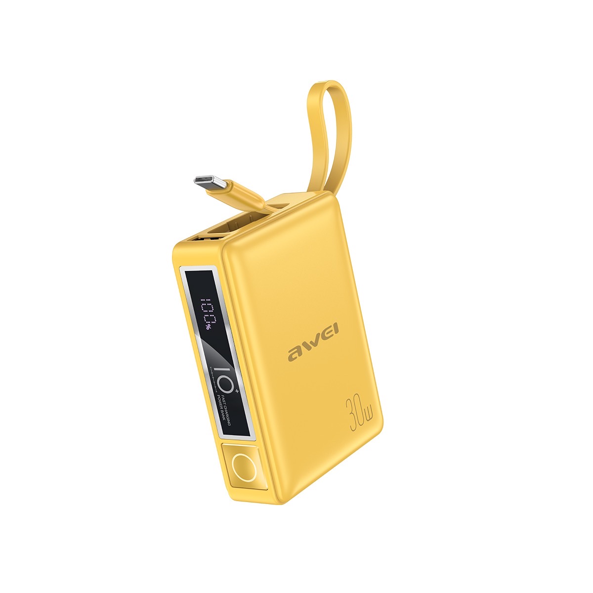 P87K 30W POWERBANK WITH SELF-CONTAINED CABLE 10000mAh