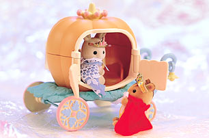 [Out of Stock] รถฟักทองซิลวาเนียน (JP) Sylvanian Families Pumpkin Cart