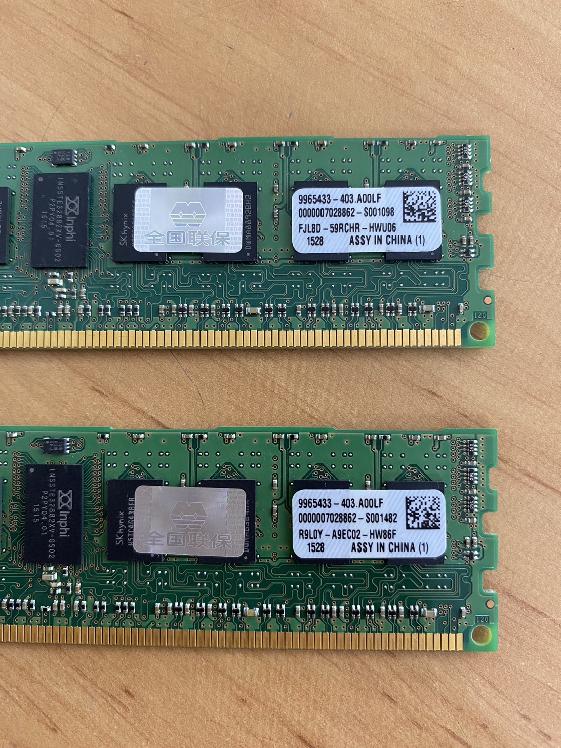 Kingston 8GB 1Rx4 PC3-12800R DIMM 1600 MHz DDR3 Server Memory // KVR16R11S4/8I (Used) // สินค้ารับประกัน โดย บริษัท อะไหล่เซิร์ฟเวอร์ จำกัด