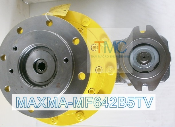 ปั้มมอเตอร์เฟืองขับล้อรถคีบอ้อยแบบ(BELL)3ล้อMAXMA-MF642B5TV