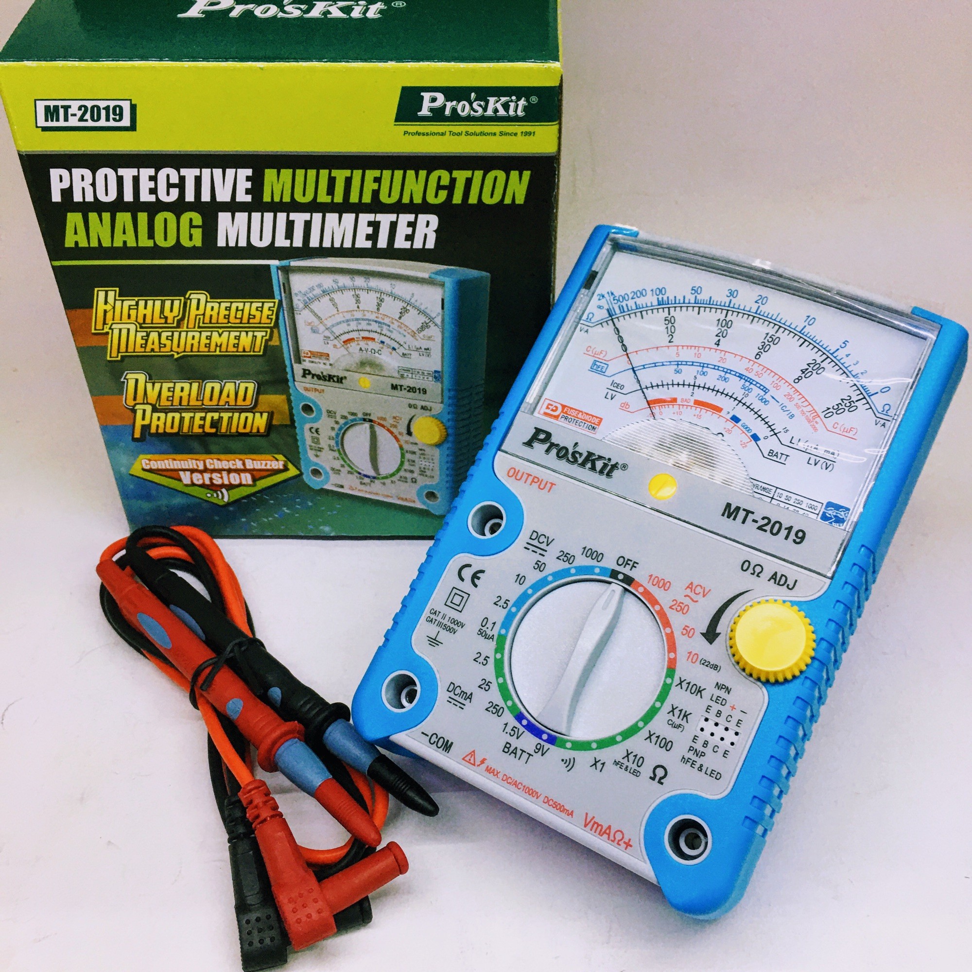 Pro's kit มัลติมิเตอร์ เครื่องทดสอบไฟ No.2019 เครื่องใหม่จร้า