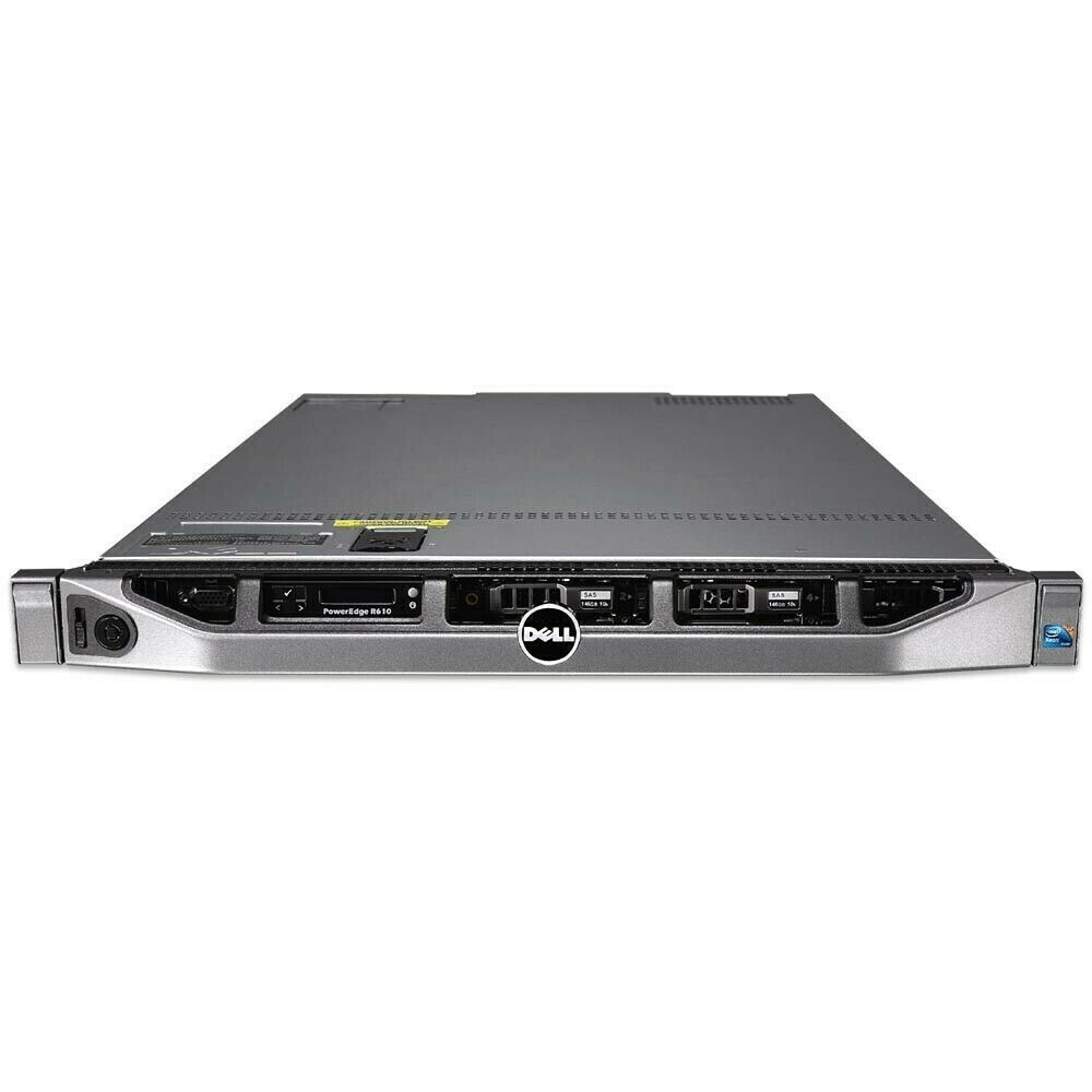 Dell PowerEdge R610 Server / Dell R610 / CPU E5620 2.40GHzx2 / Ram16GB PC3L-10600R / HDD 300GB 10K SAS 2.5"x2 / Raid PERC H700 / Power Supply 502W x 2 (Used) // สินค้ารับประกัน โดย บริษัท อะไหล่เซิร์ฟเวอร์ จำกัด