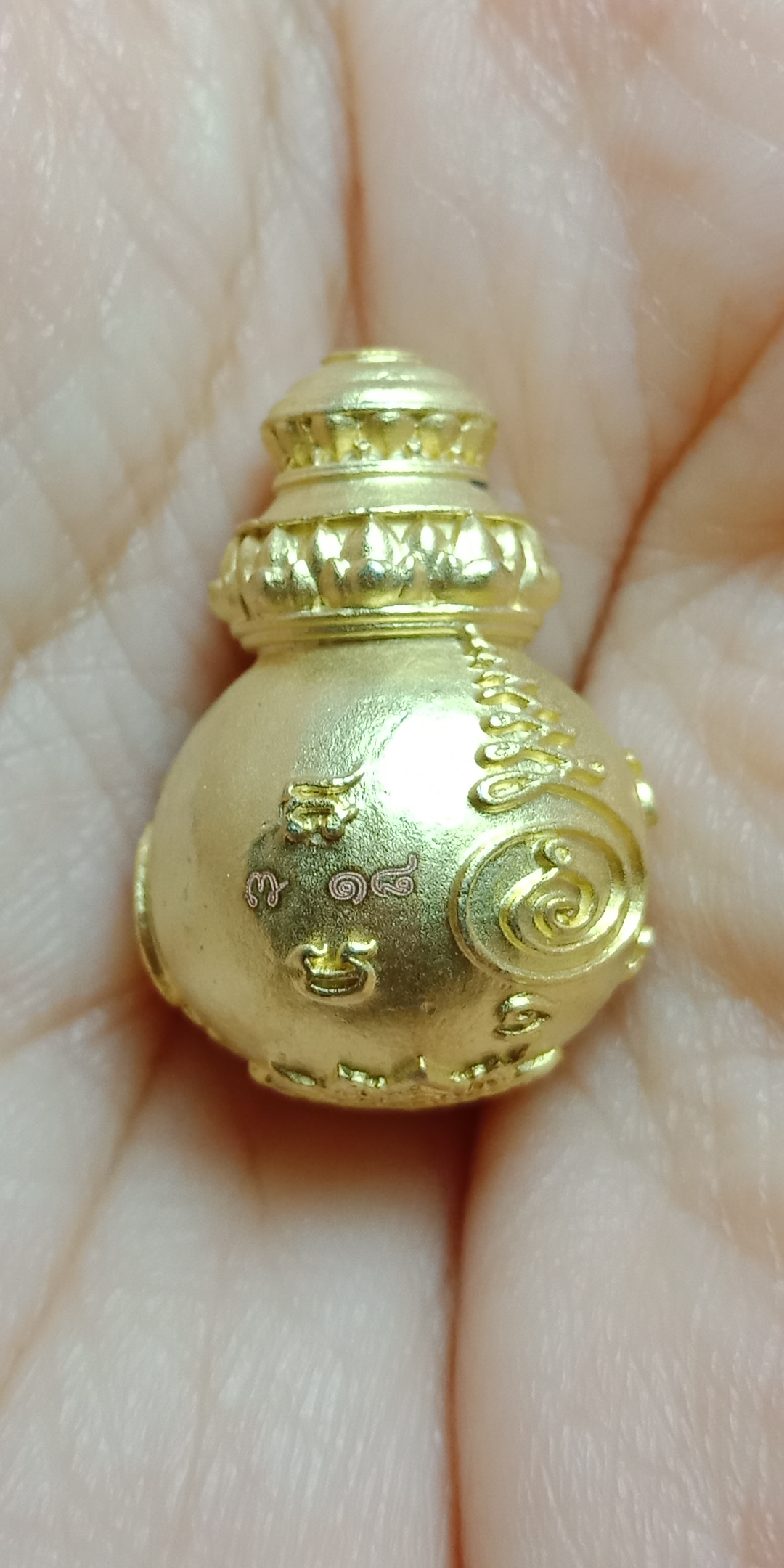 น้ำเต้าไอ้ไข่ รุ่นโคตรเศรษฐี เสนาสนะวัตรธรรมธัช ๒๕๖๓ หมายเลข ๓