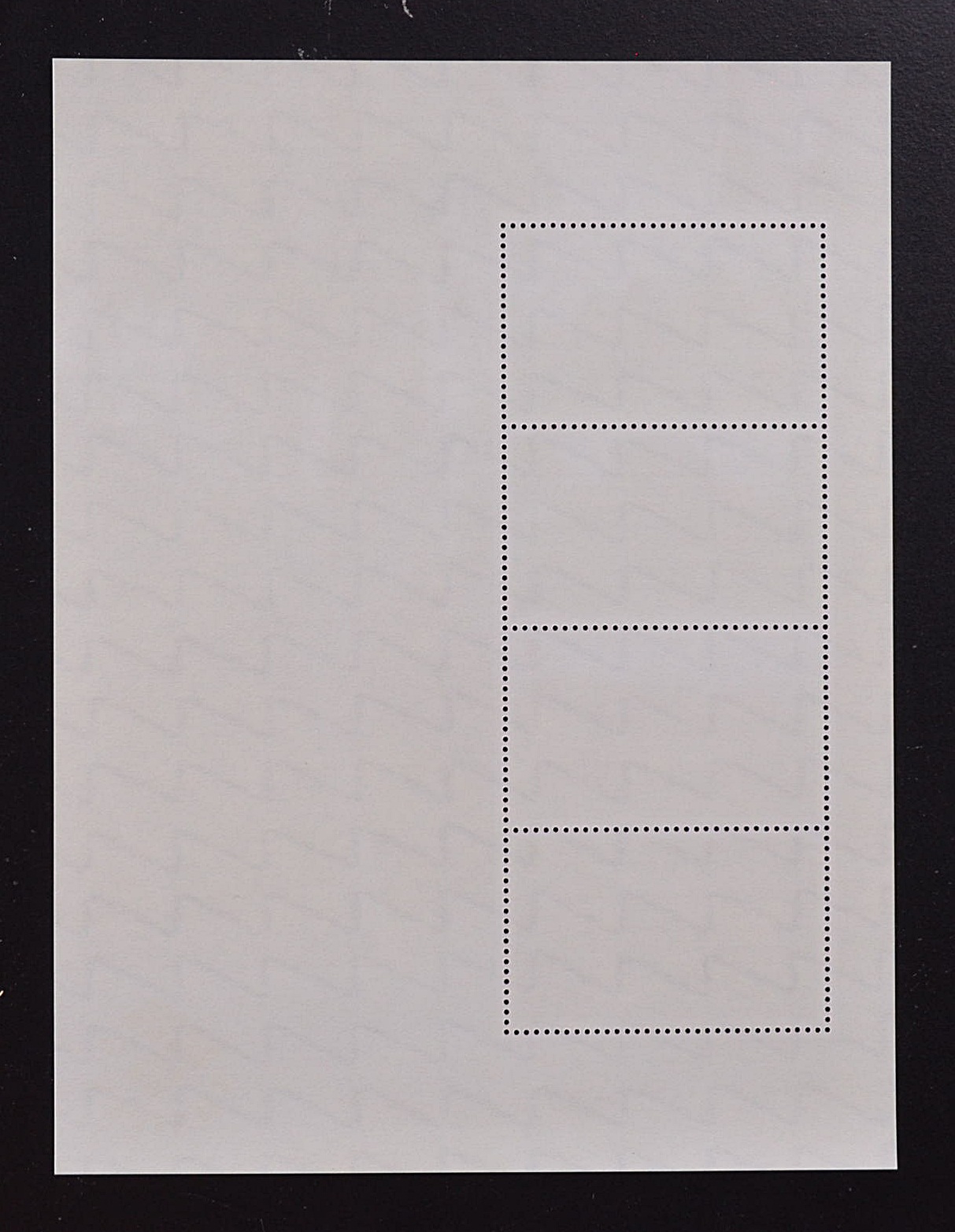 ชีทงานแสดงตราไปรษณียากรแห่งชาติ 2540 (แบบปรุ+ไม่ปรุ)