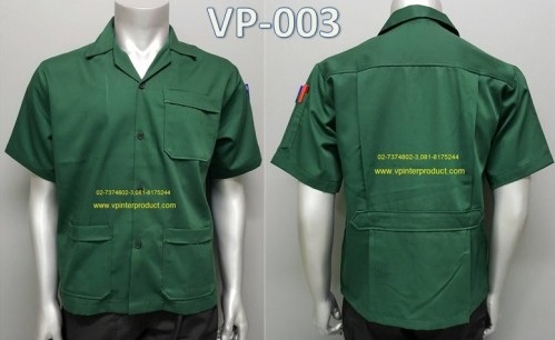 เสื้อช็อปสีพื้น แขนสั้น เสื้อช่าง ขนาด S-2XL ผ้าคอมทวิว รับปักโลโก้