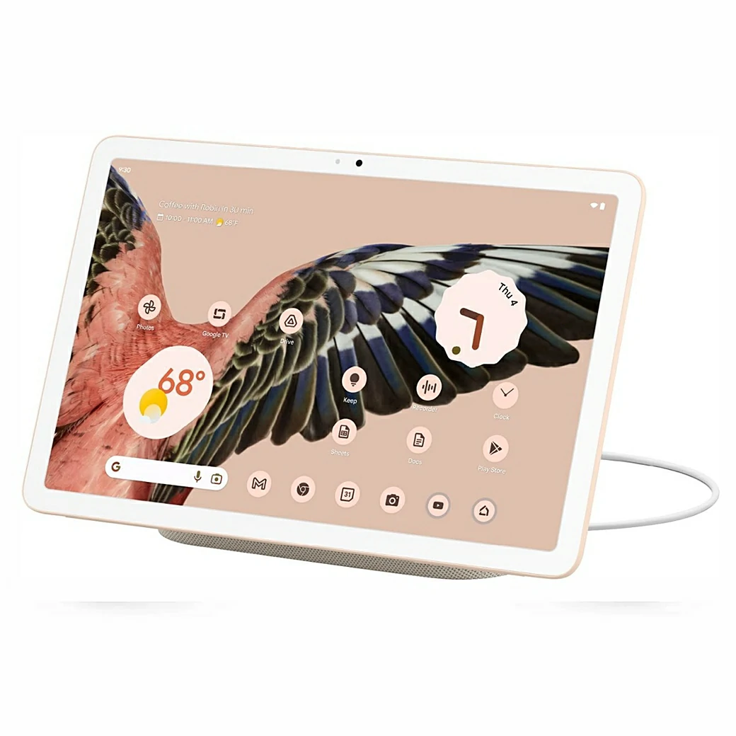Google - Pixel Tablet with Charging Speaker Dock - 11" Android Tablet - 128GB - Wi-Fi - (Rose)