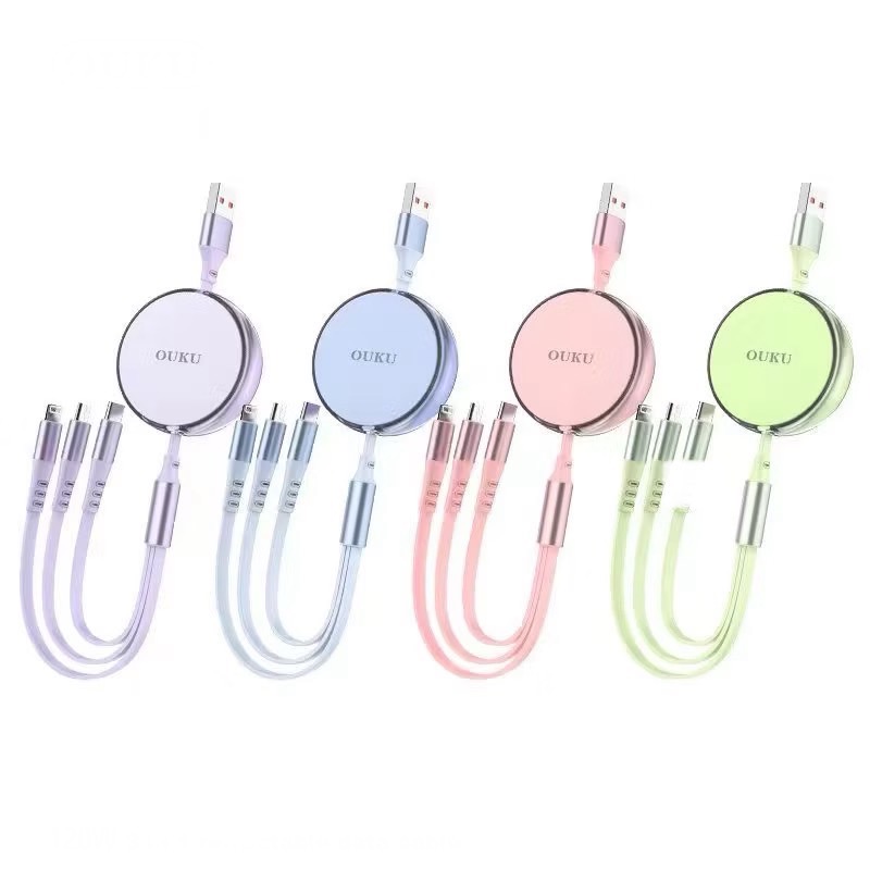 X20 120W 3IN1 RETRACTABLE DATA CABLE