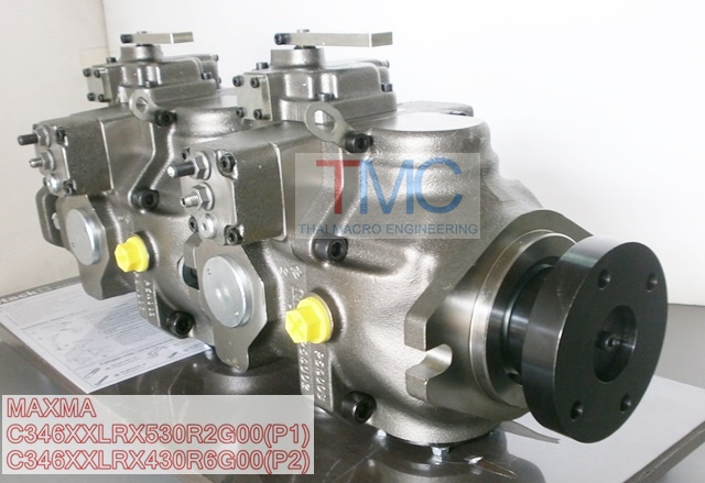 ปั้มนิ้วไฮโดรลิค(2ตอน)สำหรับรถคีบอ้อยแบบBELL(3ล้อ)MAXMA-C346XXLRX530R2G00(P1),C346XXLRX430R6G00(P2)