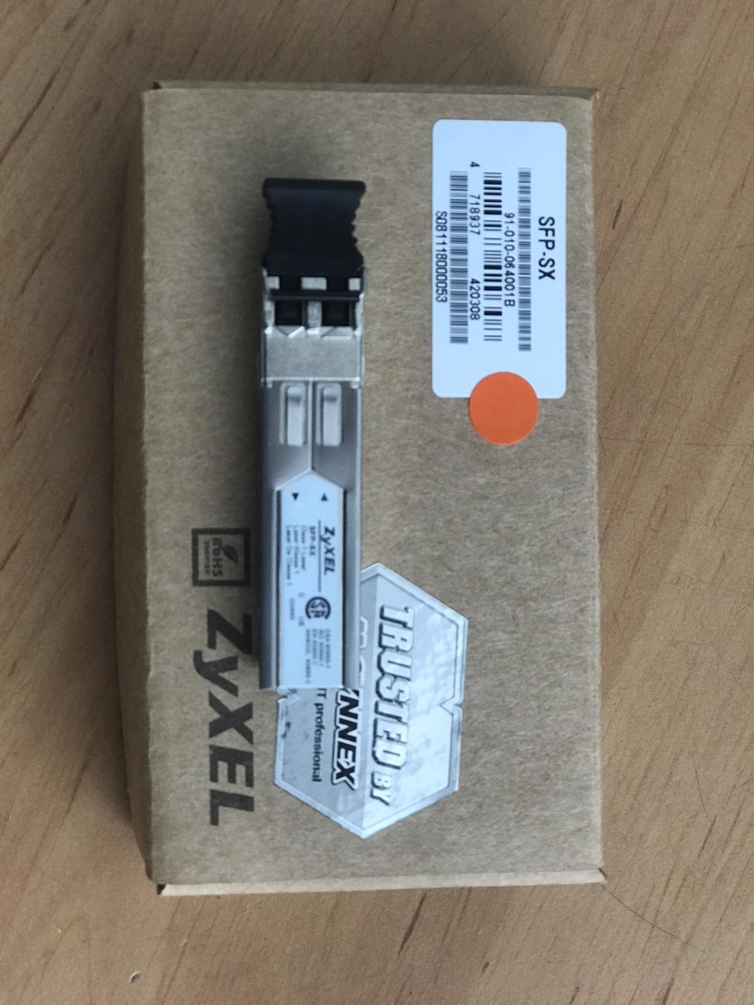 Zyxel 1Gbps 1000Base-SX Multi-Mode SFP Gigabit Ethernet SFP Transceiver Module , 91-010-064001B (Used) // สินค้ารับประกัน โดย บริษัท อะไหล่เซิร์ฟเวอร์ จำกัด