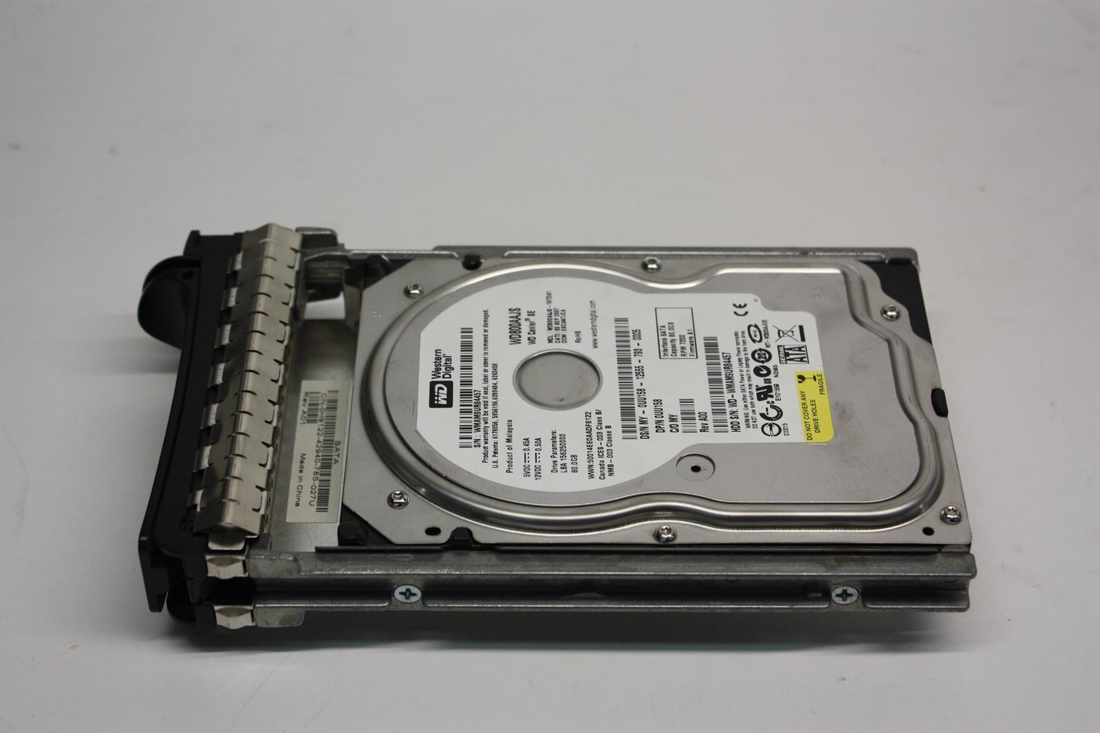 Dell / Western Ddgital 80GB 7.2K Sata 3.5" Hard Disk // 0UU158 / WD800AAJS (Used) // สินค้ารับประกัน โดย บริษัท อะไหล่เซิร์ฟเวอร์ จำกัด