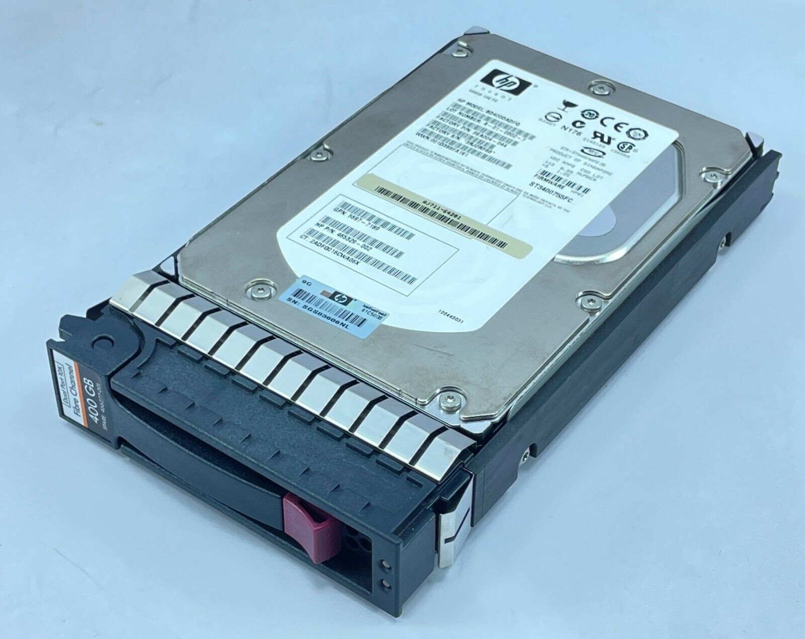 HP 400GB 10K 4G Fibre Channel Hard Drive BD400DADFQ HP 465329-002 GPN 5697-7189 ( ST3400755FC ) TRAY 466277-001 สินค้ารับประกัน โดย บริษัท อะไหล่เซิร์ฟเวอร์ จำกัด