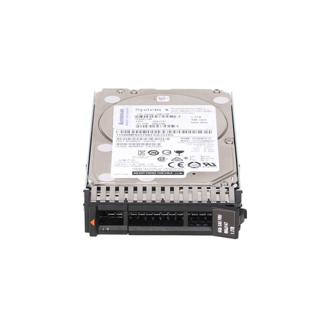 IBM 1.2TB 10K 6G SAS 2.5" HDD Hard Drive // 00AJ147 / 00AJ150 / 00AJ146 / HUC101212CSS600 (Used) // สินค้ารับประกัน โดย บริษัท อะไหล่เซิร์ฟเวอร์ จำกัด