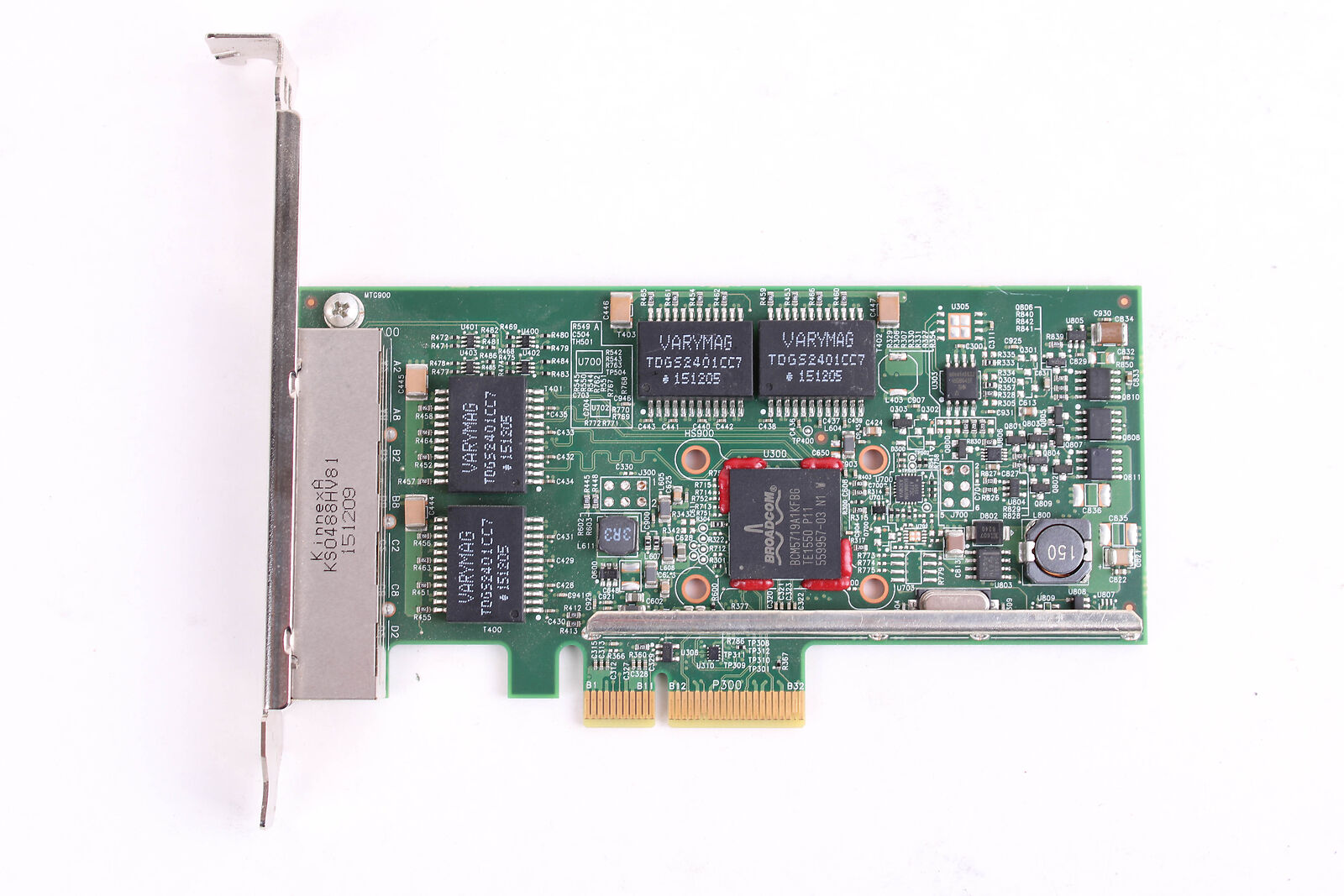 Dell Broadcom 5719 Quad-Port Gigabit PCIe x4 Network Adapter Dell // 0KH08P (Used) // สินค้ารับประกัน โดย บริษัท อะไหล่เซิร์ฟเวอร์ จำกัด