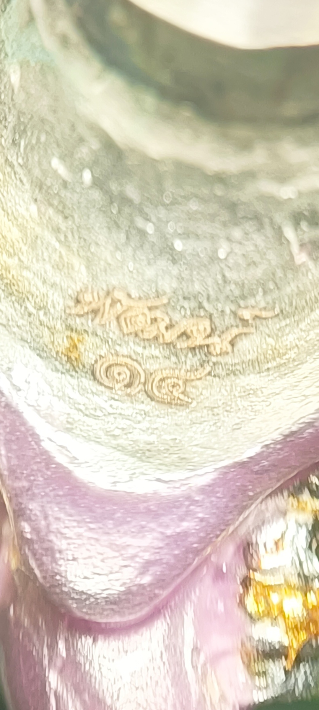 #เศียรพระพิฆเนศ #หลวงพ่อพัฒน์ วัดห้วยด้วน รุ่น #รวยประทานพร ปี 2565 ขนาดสูง 4.8 ซ.ม. กว้าง 2.7 ซ.ม. ลงยาม่วงเรืองแสง หมายเลข ๑๔